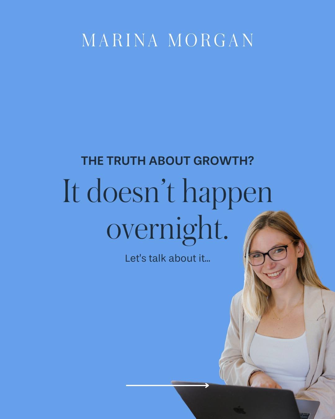Here's the thing about growth: It doesn't happen overnight. (No matter how badly we wish it did! 😩) 

There's no magic spell that can take your account from 1k followers to 10k (real) followers with the snap of your fingers. 

The good news? Here at