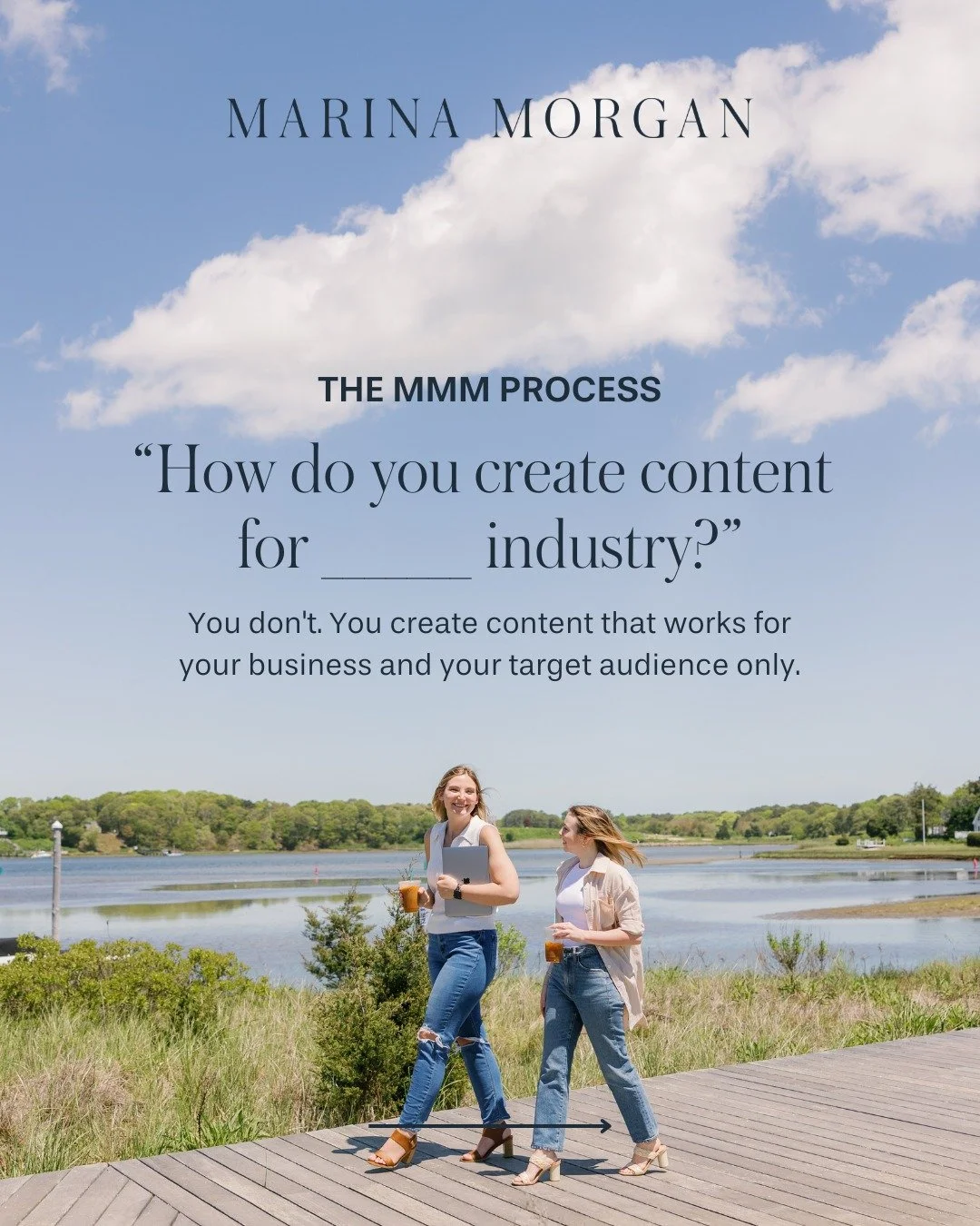 What if we told you the key isn't creating content for your industry, it's creating content for your audience. 📱👏

Here's the truth: Each industry has so many different businesses that fall under that umbrella... and those different businesses all 