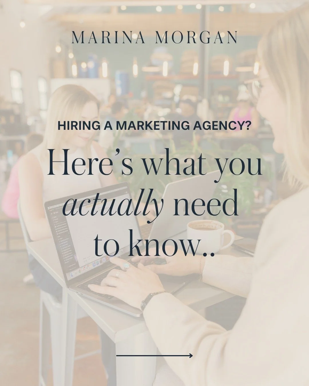 Thinking of hiring a marketing agency? Here's what you actually need to know... 👀

We have so many people come to us who think all we do is just post on social media. And yes, while we do share content online, it's so much more than that. 

From tak