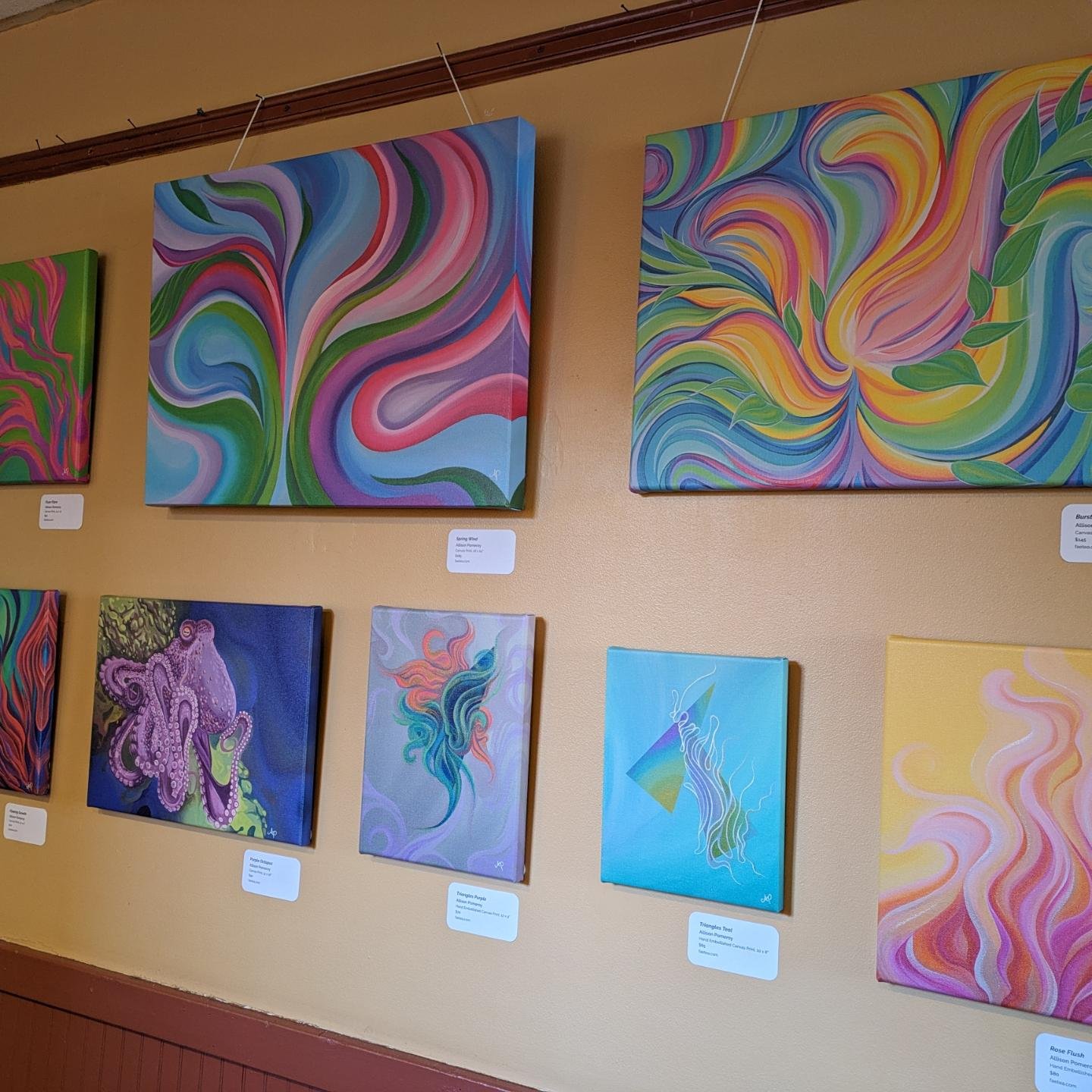 For the months of April and May my art is at 1369 Coffeehouse in Inman