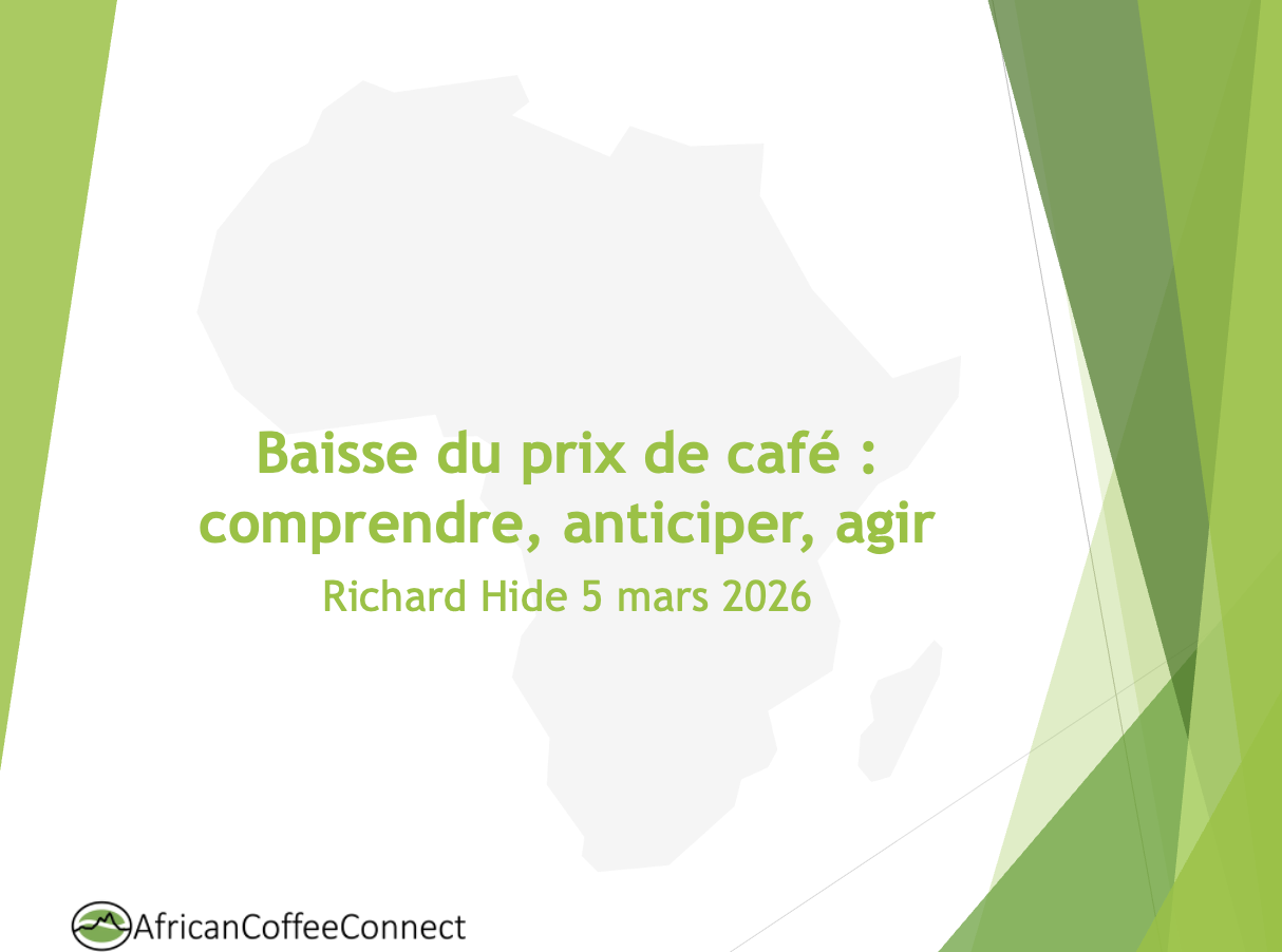 Baisse du prix de café : comprendre, anticiper, agir