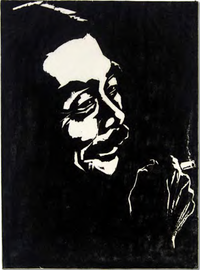 07.
Zhao Yannian (1924-2014)
Mr. Lu Xun 
1978
Woodblock print
27 x 20 cm