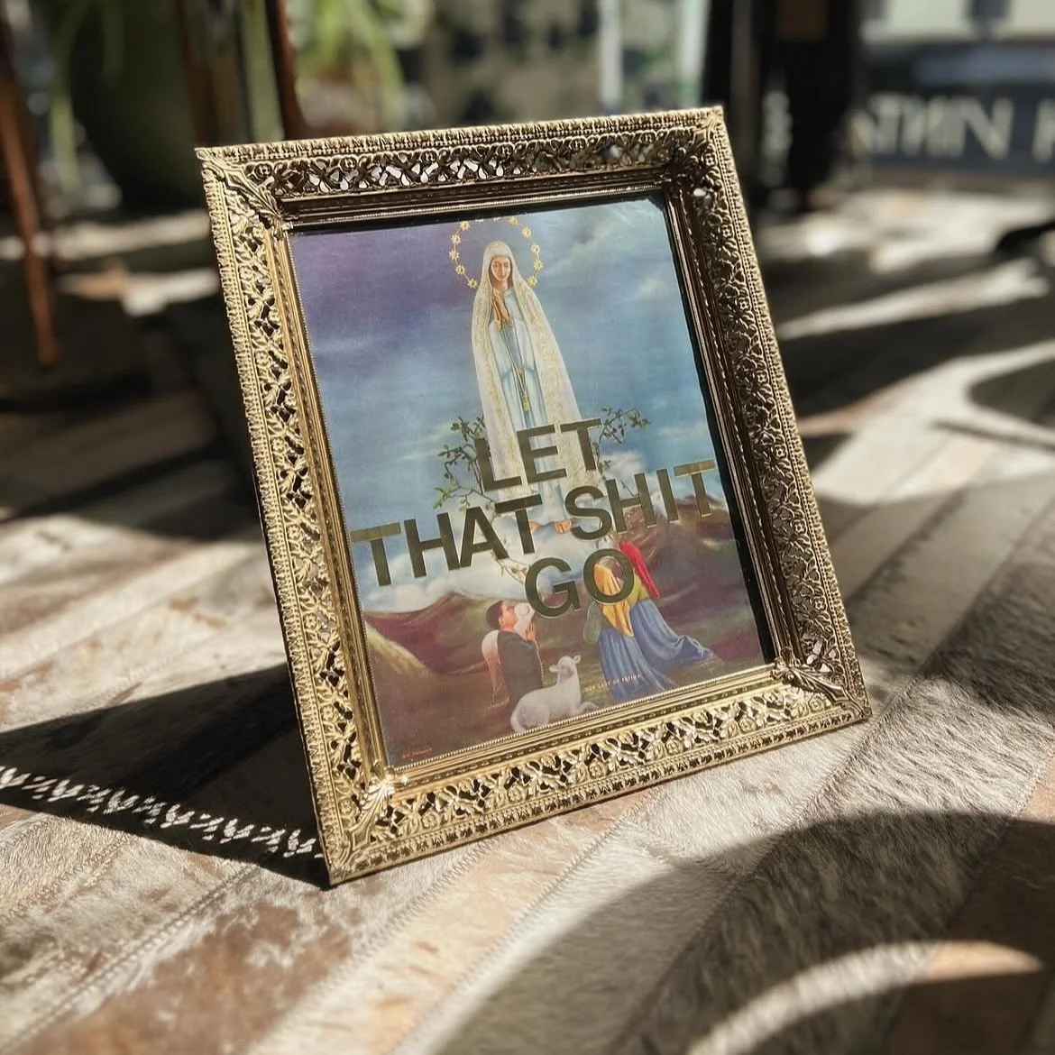 DESIGNS BY ALLIE REILLY
@designsbyalliereilly
Allie&rsquo;s up-cycled works always got the best belly laughs when folx came upon one of her pieces in the shop. Originality and irreverence set her work apart and we loved adorning the walls and shelves