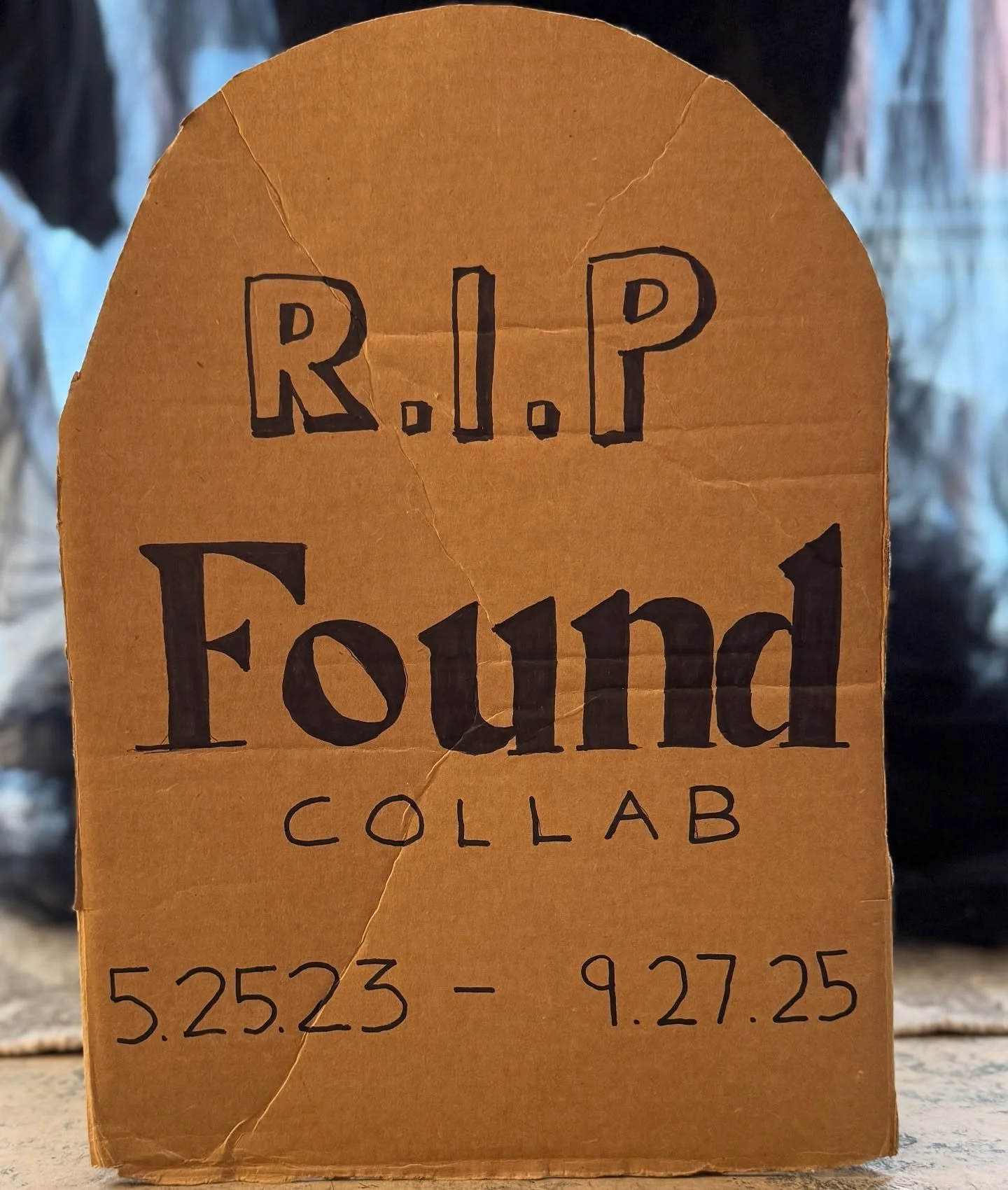 THANK YOU HARRISBURG 🙏🏻You showed UP last night for our funeral! 

FOUND is officially no more but you can still get your vintage fix by following us - @stashhbg &amp; @themidtowndandy 

We love you all and we had a great time in @somaharrisburg. T