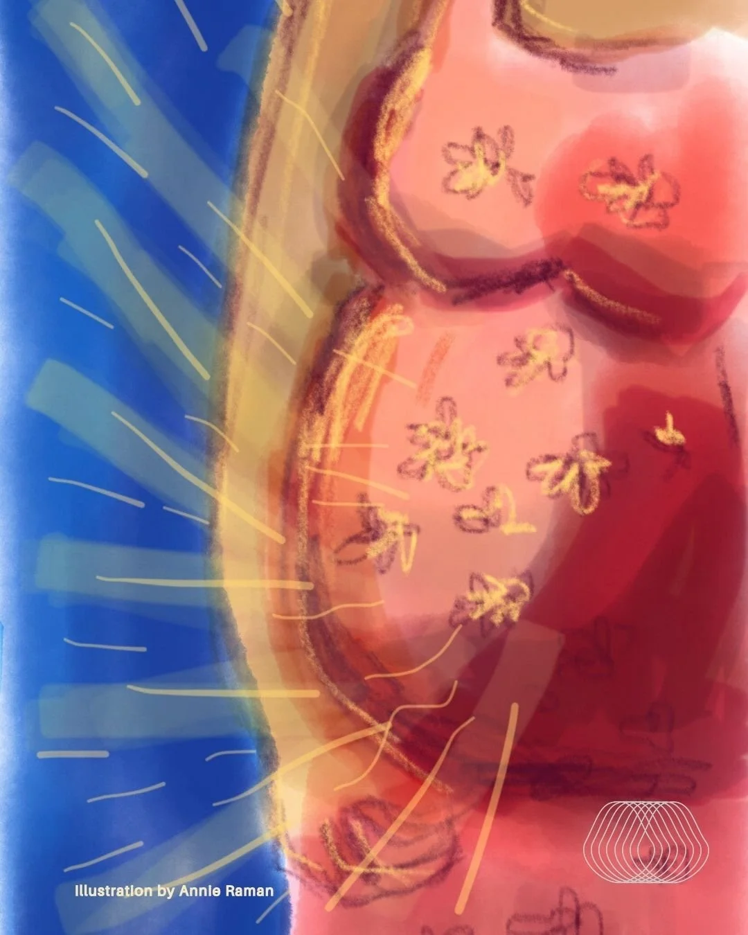 pregnancy illustration by Annie Raman