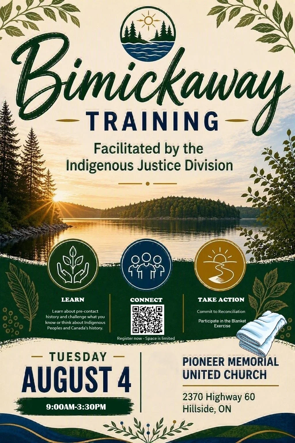 Blanket Ceremony at Pioneer - Tues Aug 4 at 9am-3:30pm