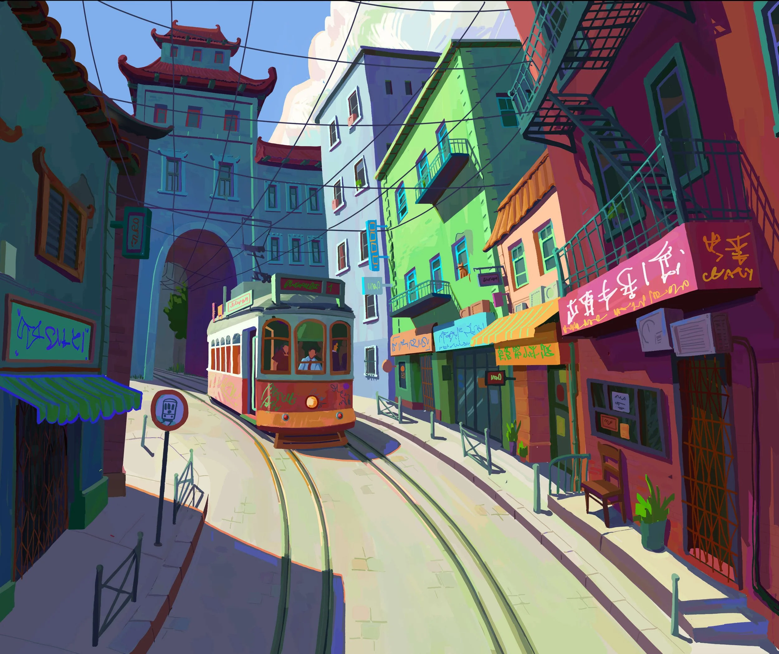 Mahi - portugal tram painting for animation.jpg