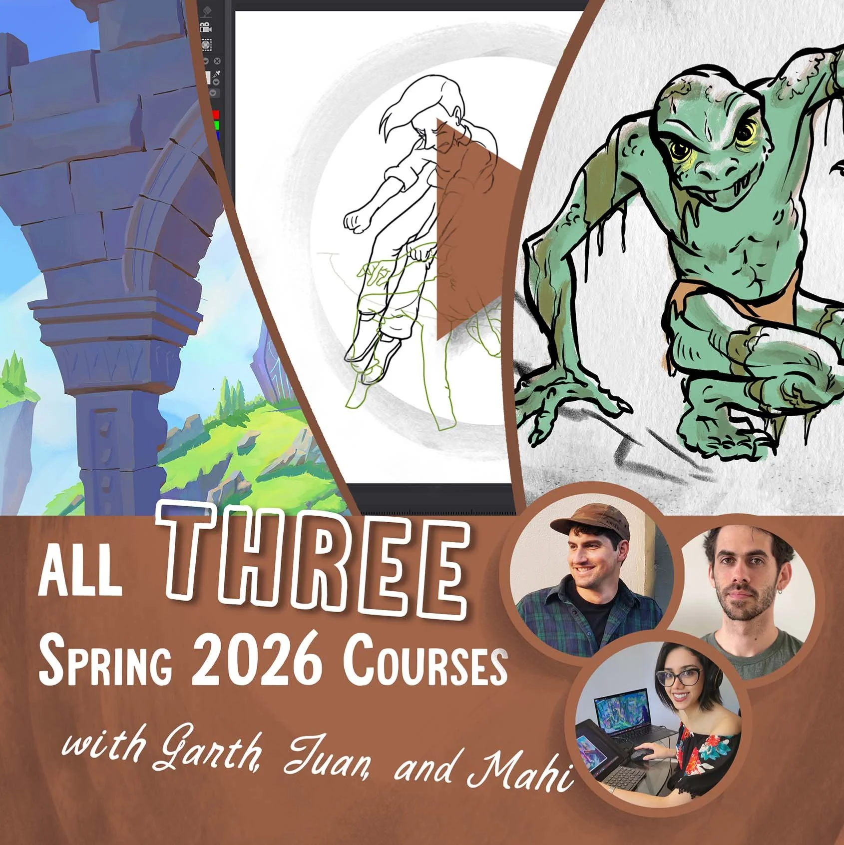 All Three Spring 2026 Courses