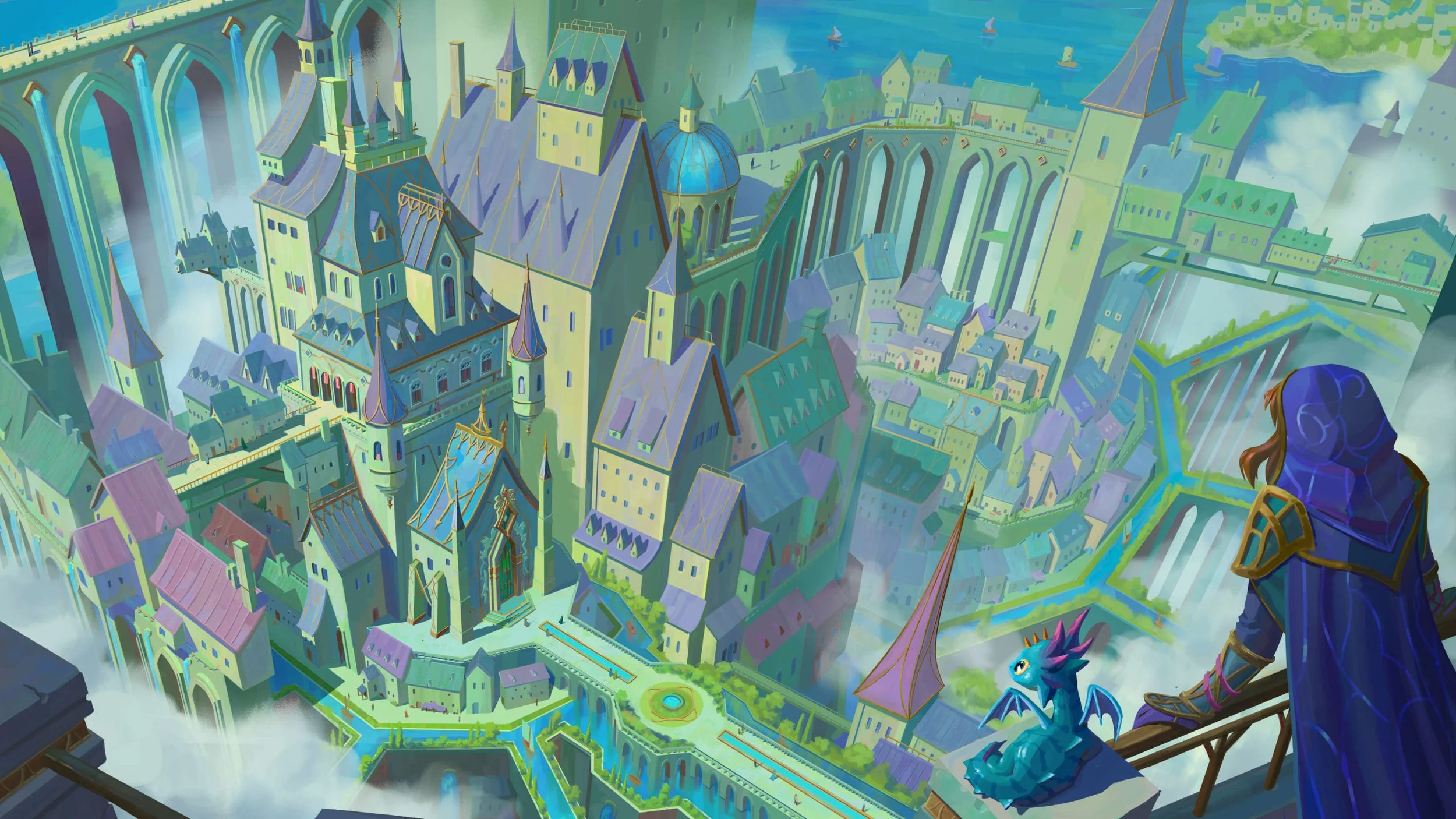 Mahi - fantasy kingdom painting for animation background.jpg
