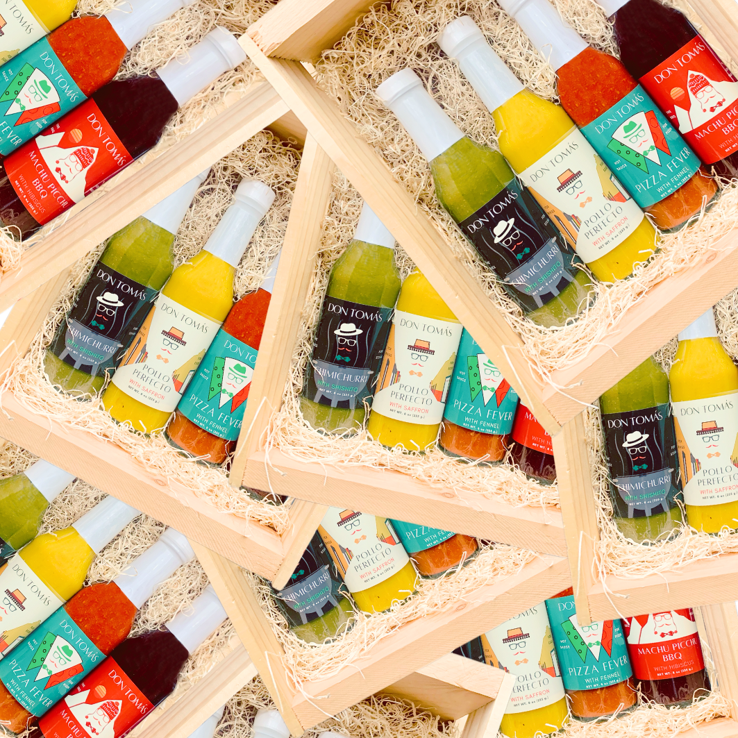 Any two large 8 oz. bottles of amazing flavor . (Shipping included)