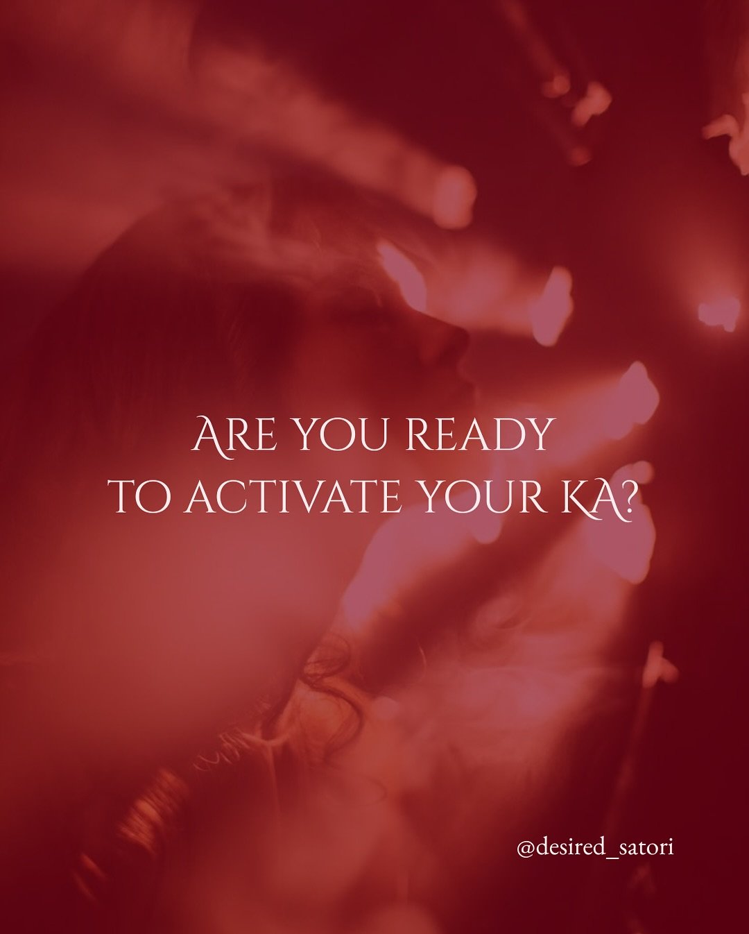 You’ll never feel “ready” in your mind.
Readiness lives in the body.
It lives in the KA —
in the part of you that’s already been waiting for this moment.
This isn’t about knowing how.
It’s about knowing that