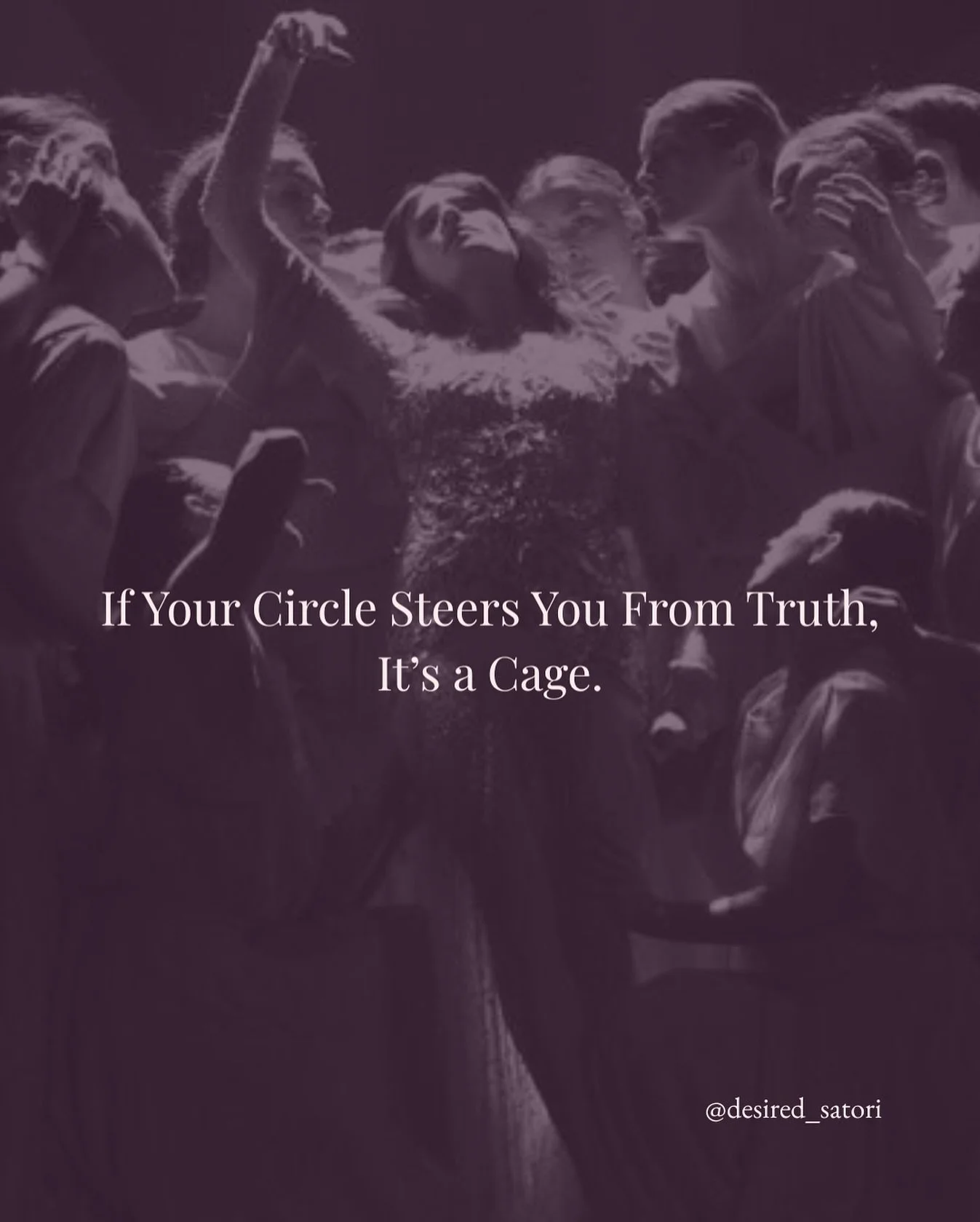 A sisterhood is meant to set you free, not bind you.
If your circle makes you over-explain, corrects your channel, or questions your gifts, you’re not in a sanctuary. You’re in a cage.
Sometimes this cage is obvious. Other times it hide