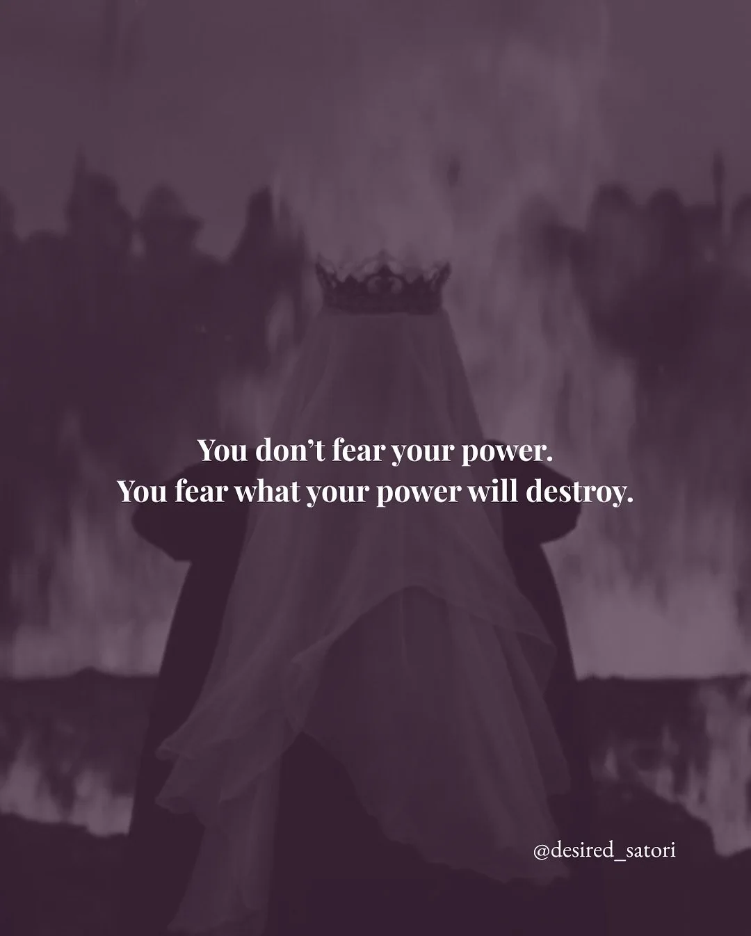 Your power isn&rsquo;t dangerous.
Your denial of it is.

You feel the edges of your old world cracking not because you&rsquo;re out of alignment&hellip; but because your soul is breaking you out of a structure that could never hold your next embodime