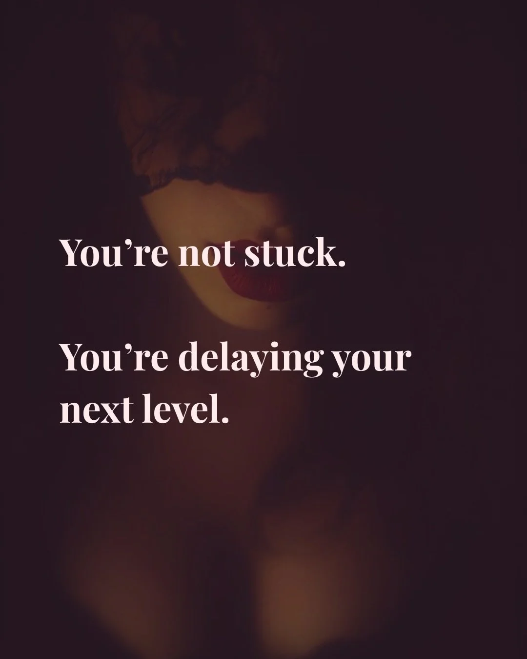 You&rsquo;re not stuck.. you&rsquo;re just not deciding.

You have clarity
You already know what you want
You already feel what&rsquo;s next

But still you&rsquo;re waiting for something to click

More certainty
More confidence
More readiness

So you
