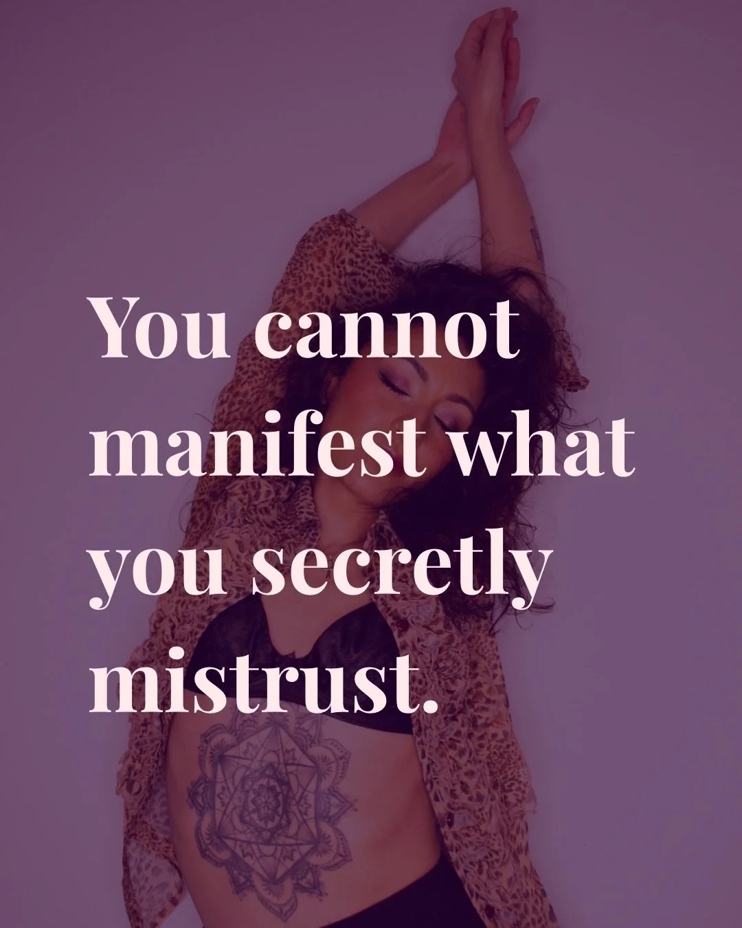 You say you want wealth, but you resent the wealthy.
You say you want power, but you distrust the powerful.
You say you want to be chosen, but you don&rsquo;t trust anyone to meet you. 

That&rsquo;s not manifestation.
That&rsquo;s internal contradic