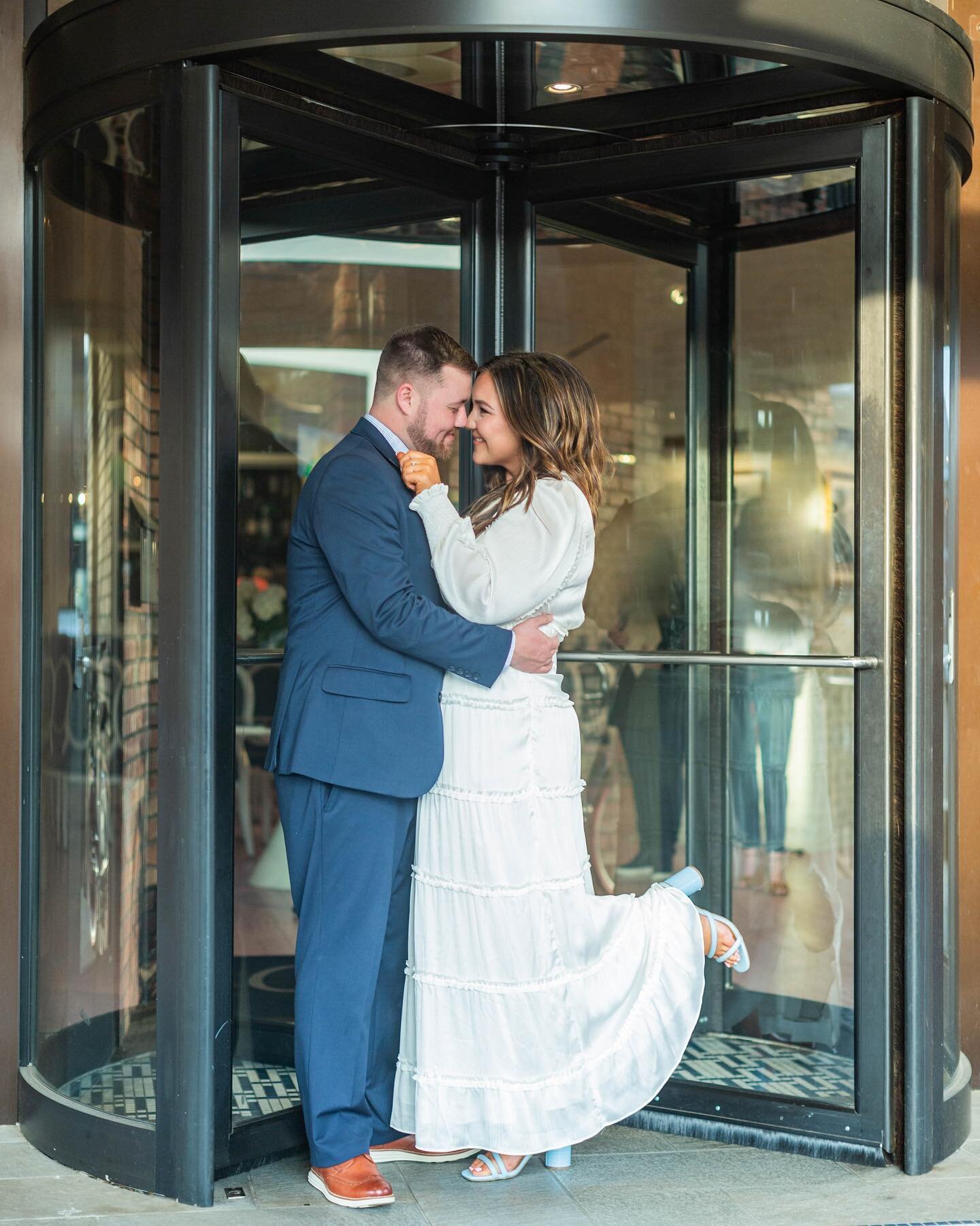 Wedding day is getting real close for these two, this weekend kinda close! 

I love getting to share the couples we get to serve and their engagement sessions- which are always so fun! This is where I get to know you, your story and see personalities