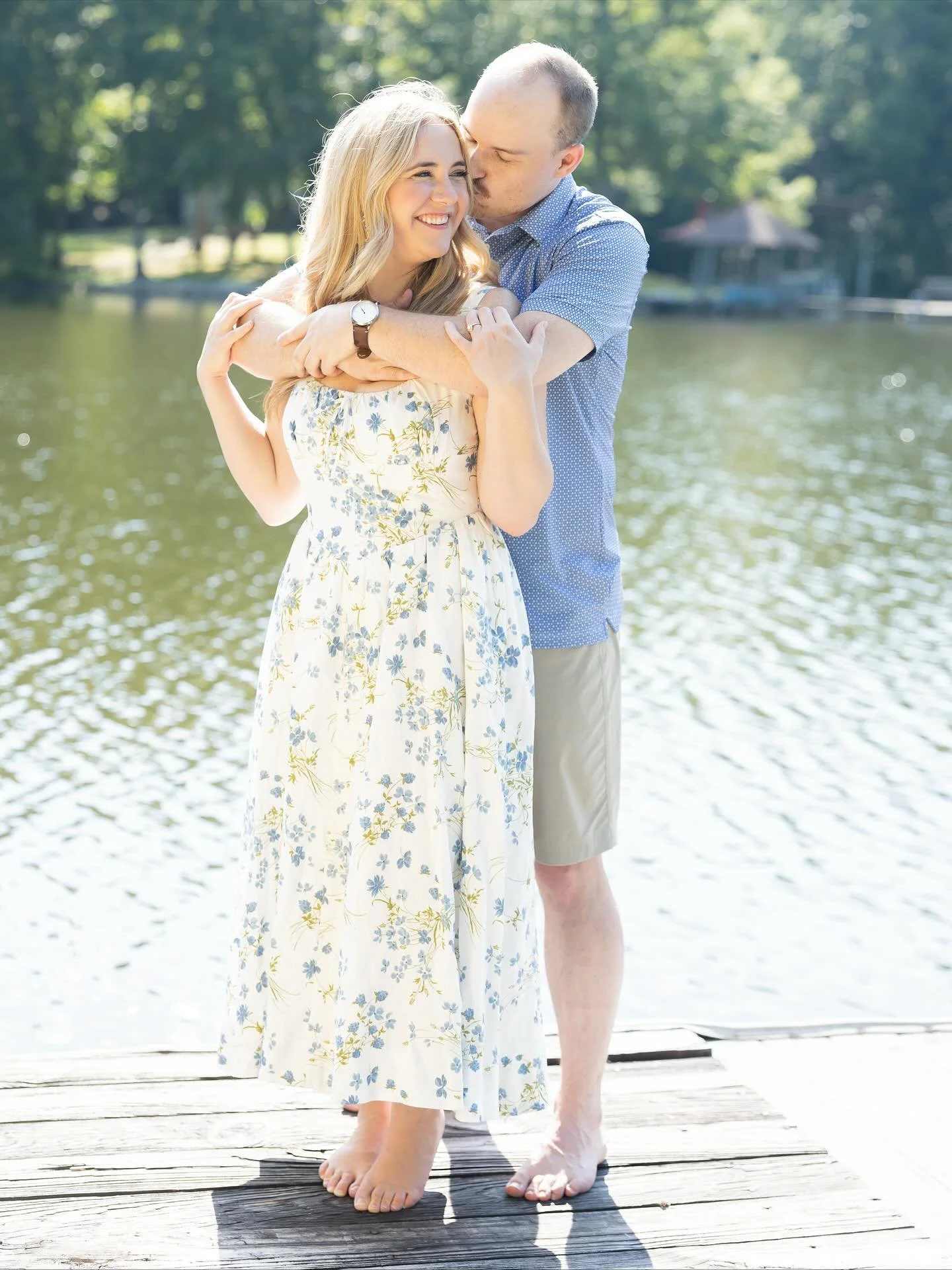 Summer engagements at the lake to fall wedding day happened so fast! So excited to celebrate Leeta + Alex today! 🤍