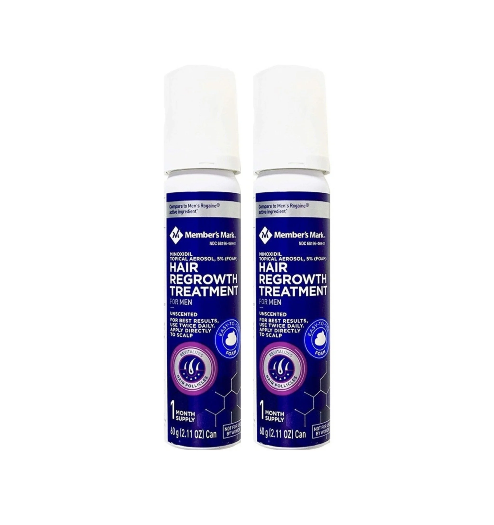 MEMBERS MARK 5% MINOXIDIL FOAM - 2 MONTH SUPPLY