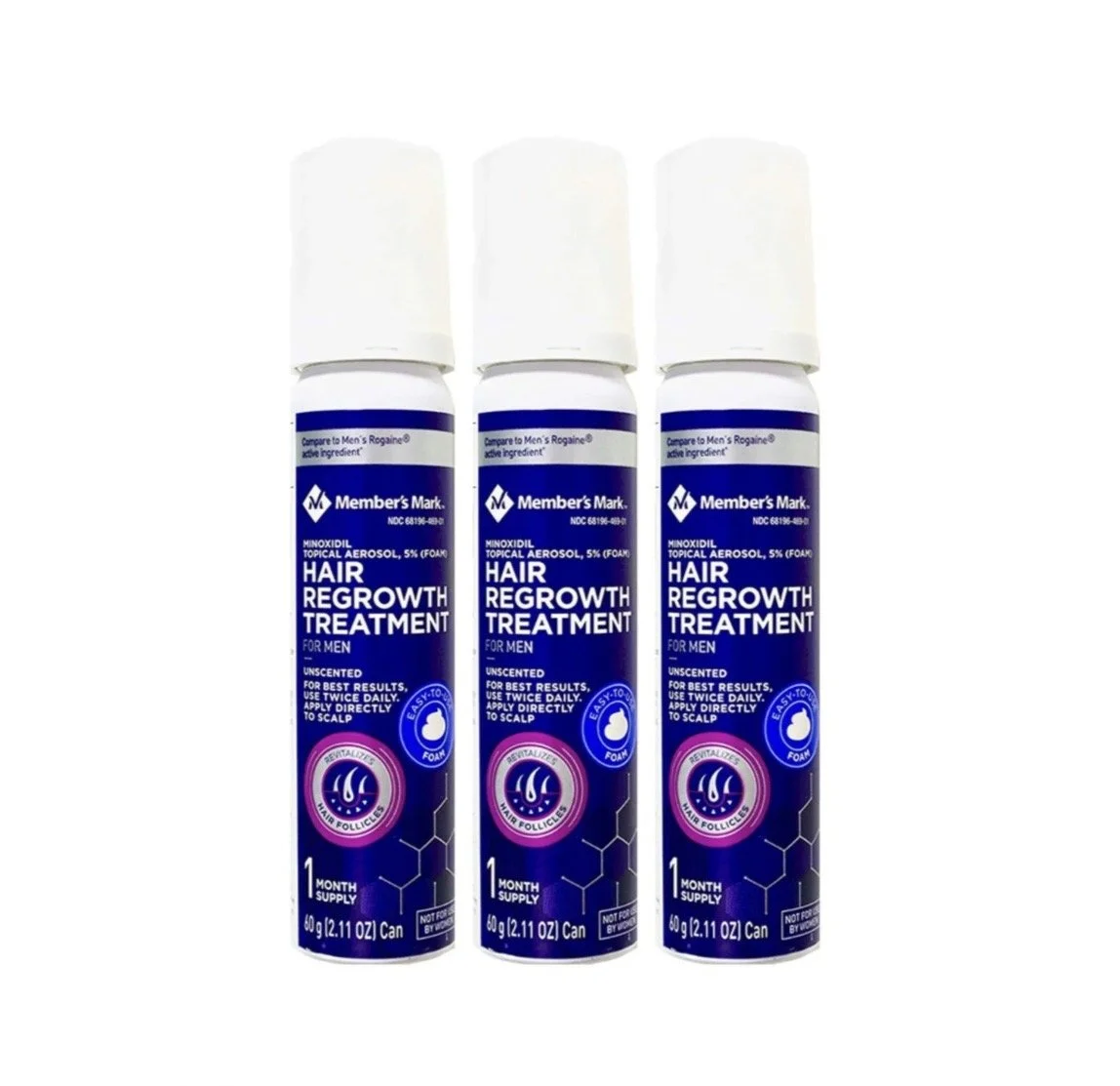 MEMBERS MARK 5% MINOXIDIL FOAM - 3 MONTH SUPPLY