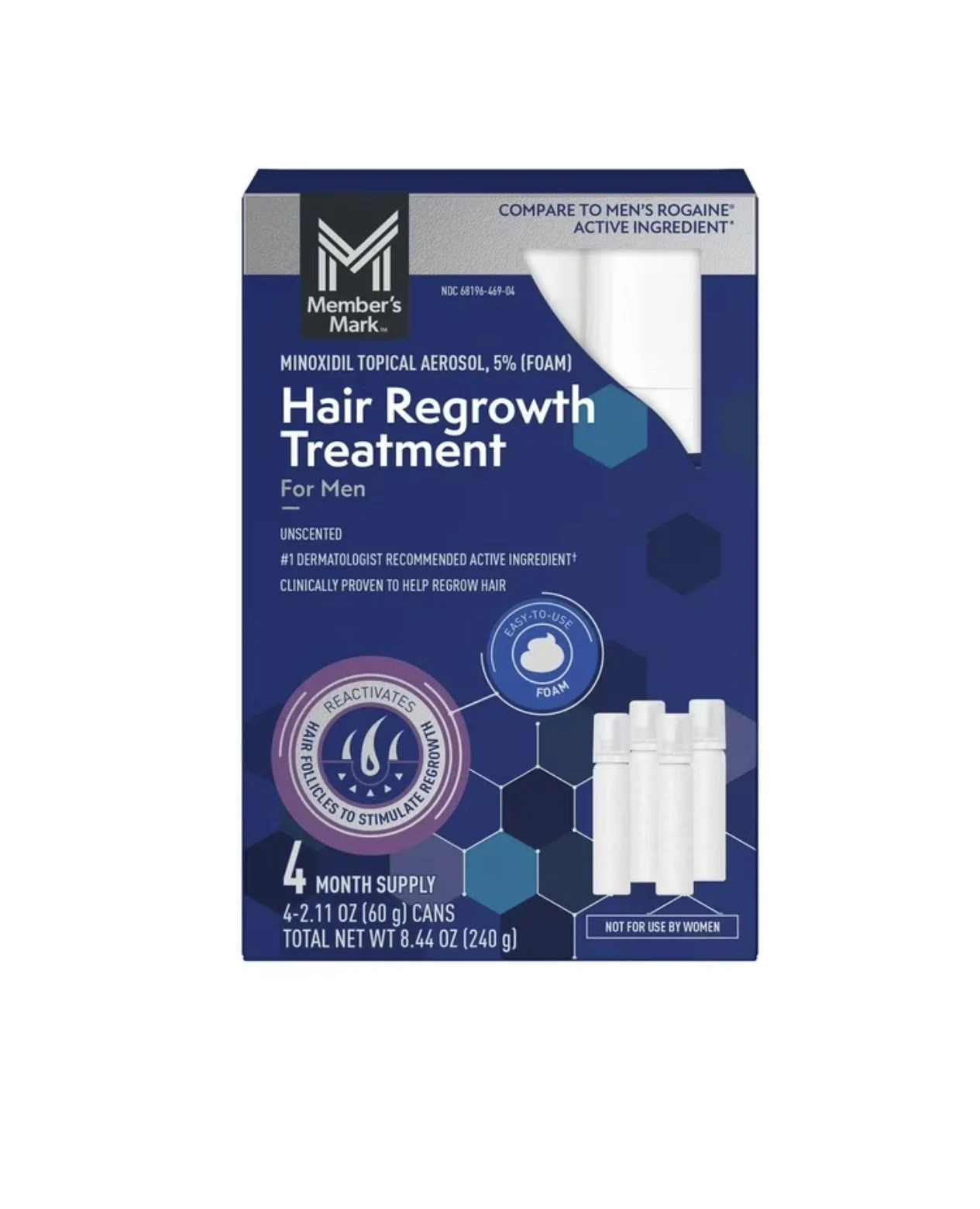 MEMBERS MARK 5% MINOXIDIL FOAM - 4 MONTH SUPPLY