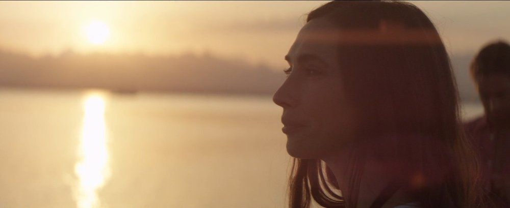 Couple at golden hour on a resort film, travel DOP Tim Boydell