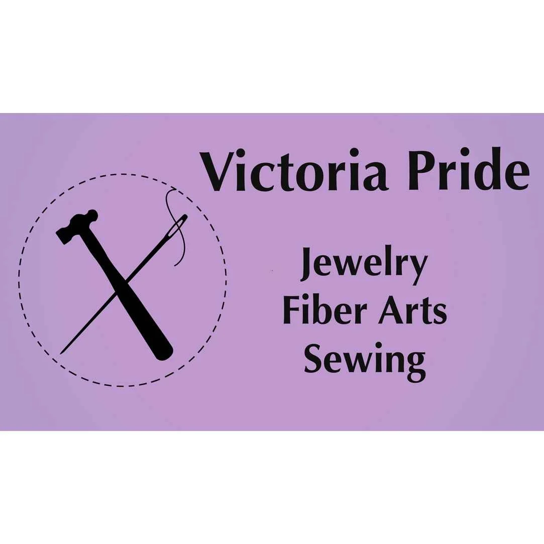 VICTORIA K PRIDE: Handmade jewelry and fiber arts made with precious metal and natural gemstones.