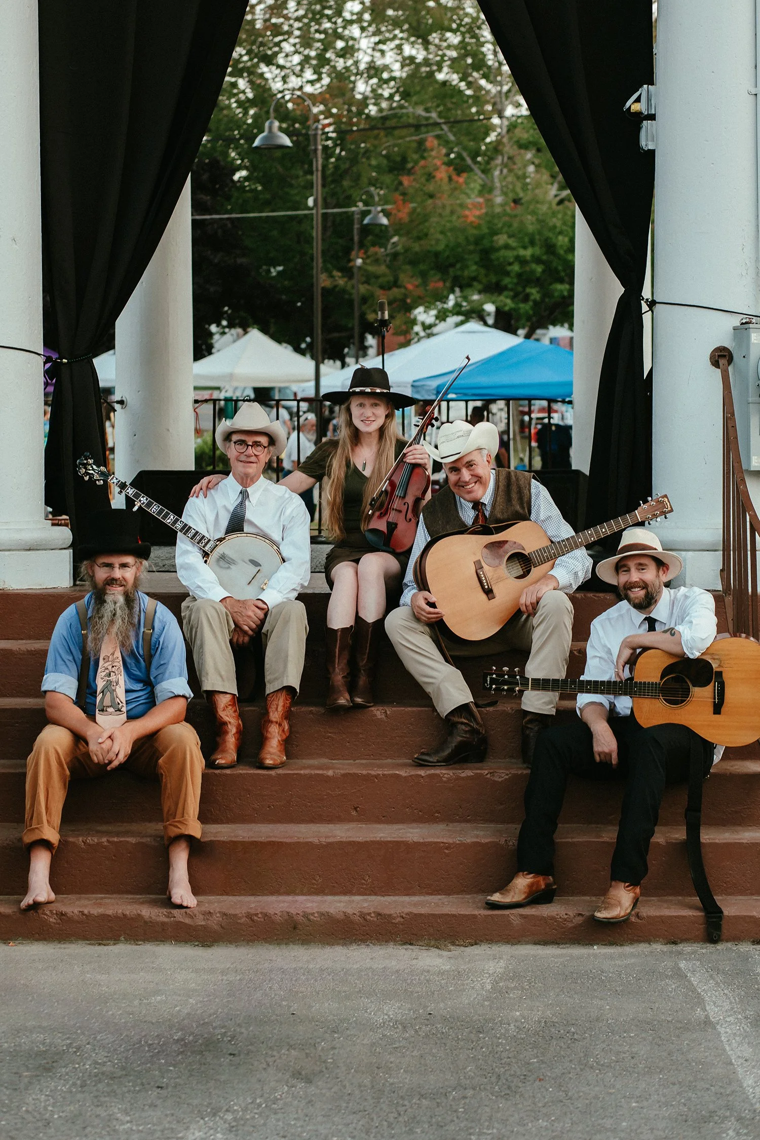 GRASSHOLES: The World Famous Grassholes play high-energy bluegrass (yes, a little bit like that Billy Strings guy, but also like Greensky and Leftover Salmon and Mighty Poplar, etc.), a mix of original compositions, classics, and cool covers. It’s go