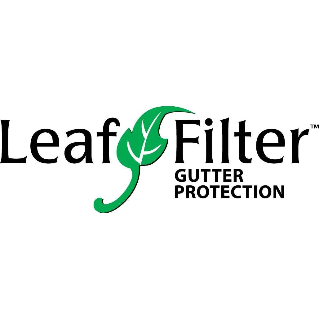 LEAF FILTER: LeafFilter Gutter Protection; promotional display booth with a representative available to answer questions. 