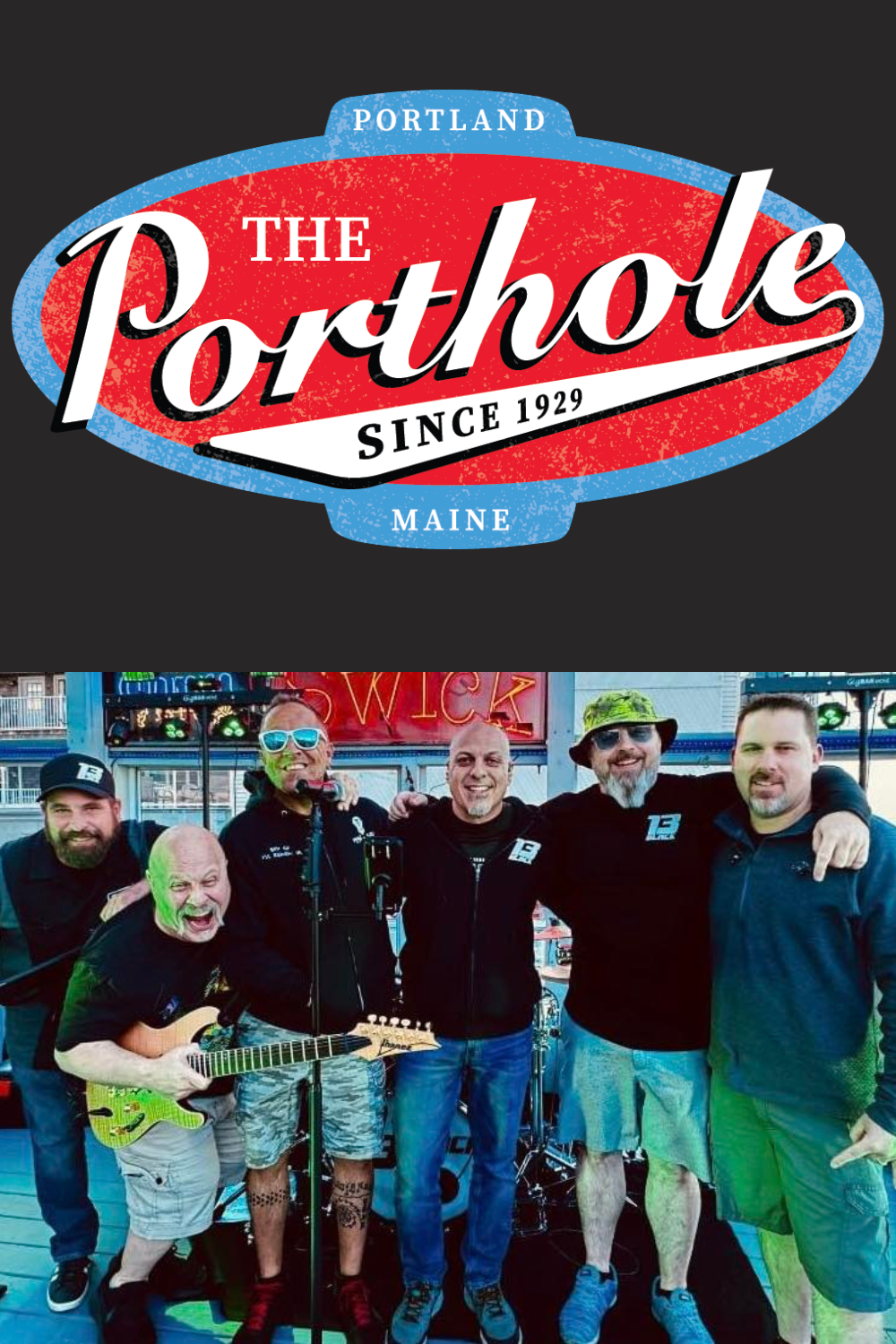 13 BLACK @ THE PORTHOLE - Southern Maine's electrifying and diverse cover band playing the hottest dance and 70s classics 