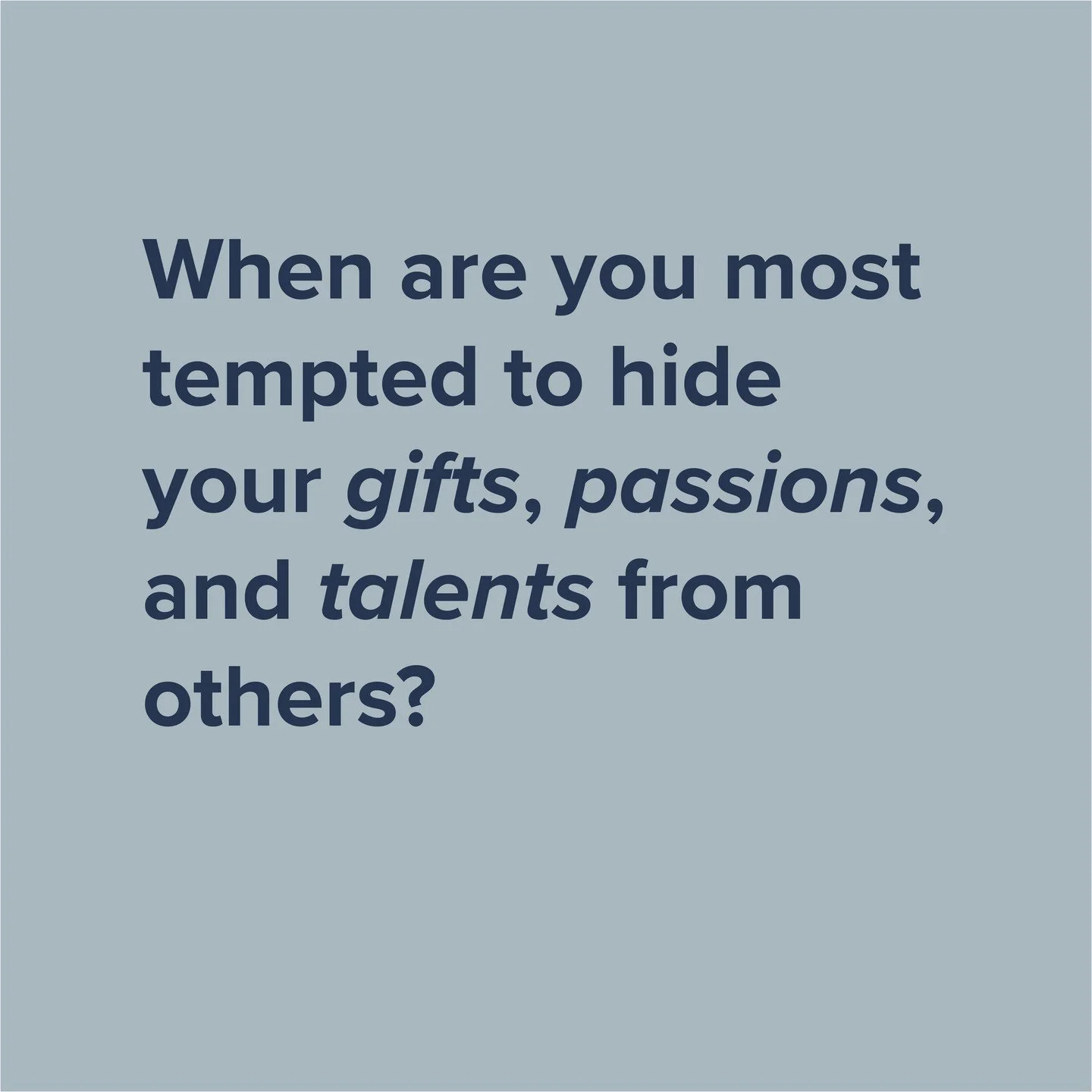 This week's question from 5 Things in 5 Minutes

A free weekly newsletter published each Tuesday morning in order to equip leaders - and the entire thing can be read in 5 minutes or less. You can subscribe for free at: https://www.kairospartnerships.