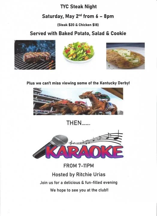 Karaoke Night With Steak Dinner!