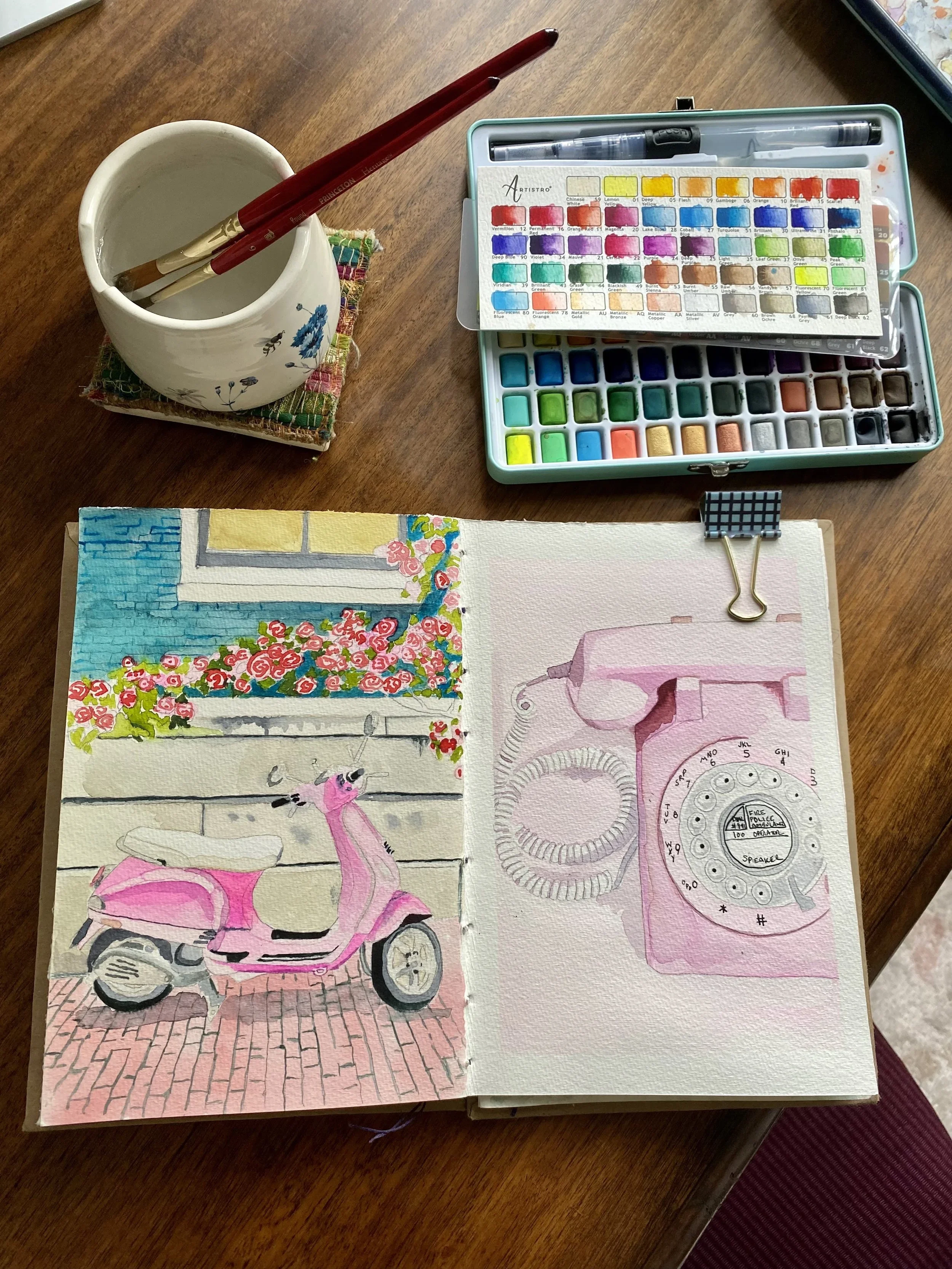 Tuesday Night Watercolor Class On Zoom