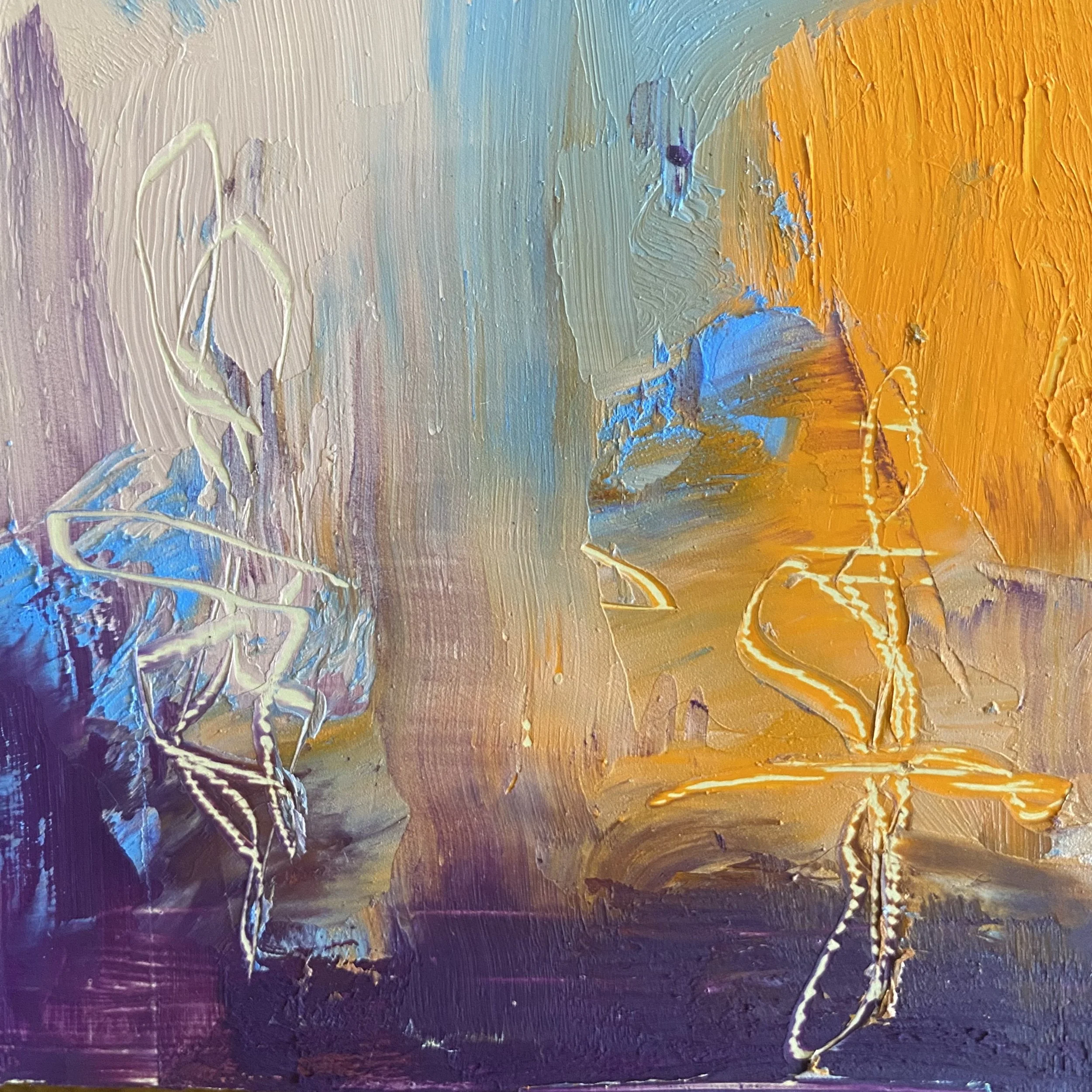 Prayers for Creatives No. 38 | 3x3 | Original Abstract Art