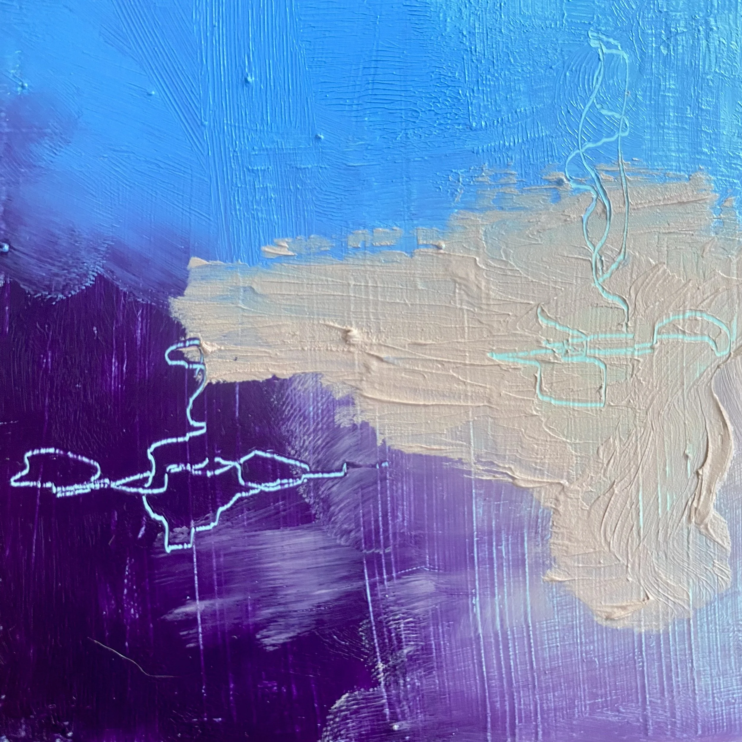 Prayers for Creatives No. 8 | 3x3 | Original Abstract Art