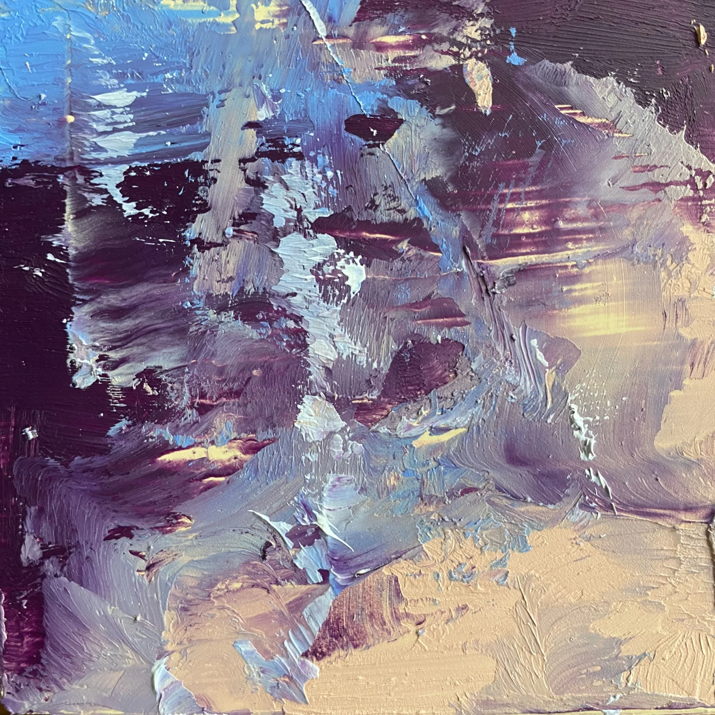 Prayers for Creatives No. 24 | 3x3 | Original Abstract Art