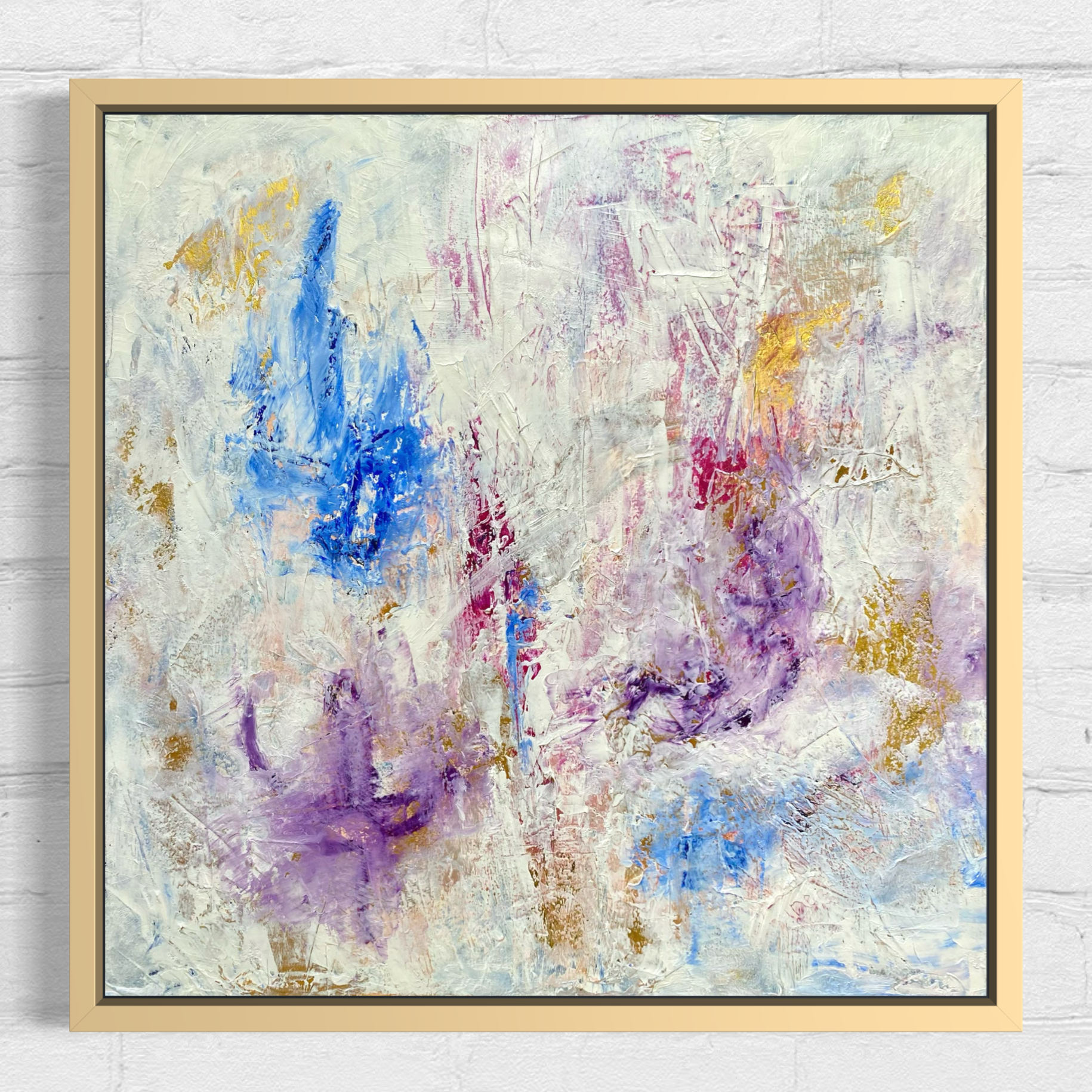 She Is Luminous 24x24 inches Mixed Media on Canvas