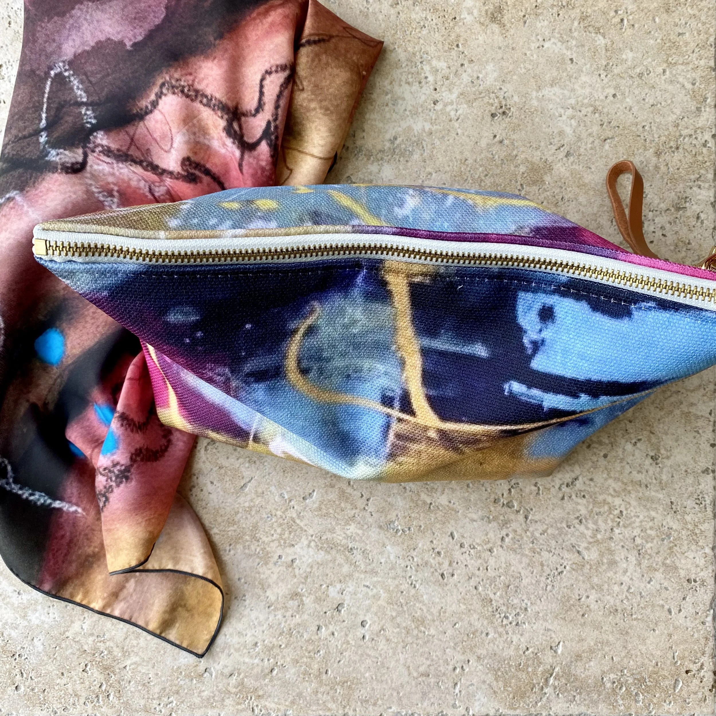 Ripples of Delight Toiletry bag with Scarf 3.jpg