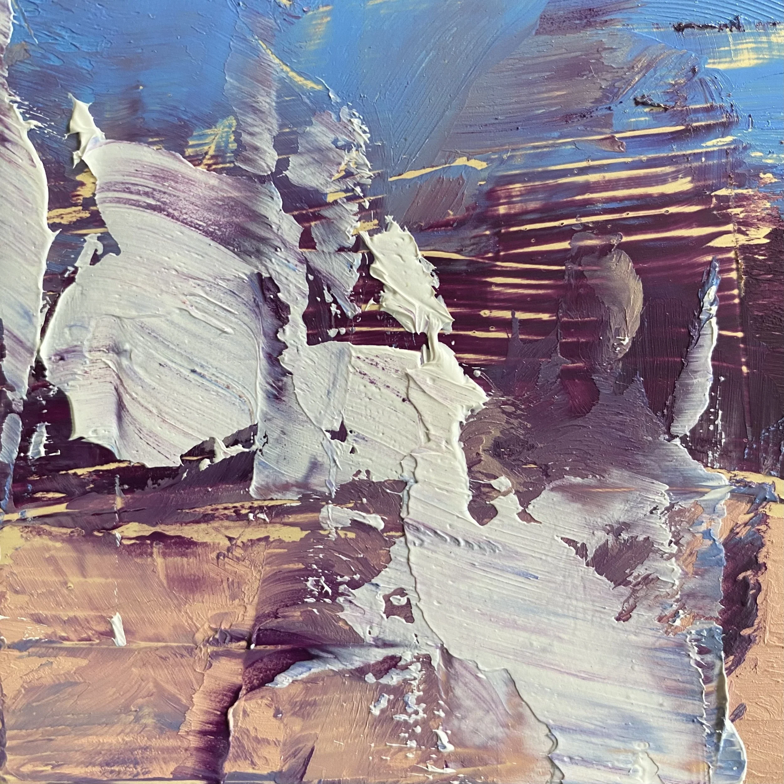Prayers for Creatives No. 20 | 3x3 | Original Abstract Art