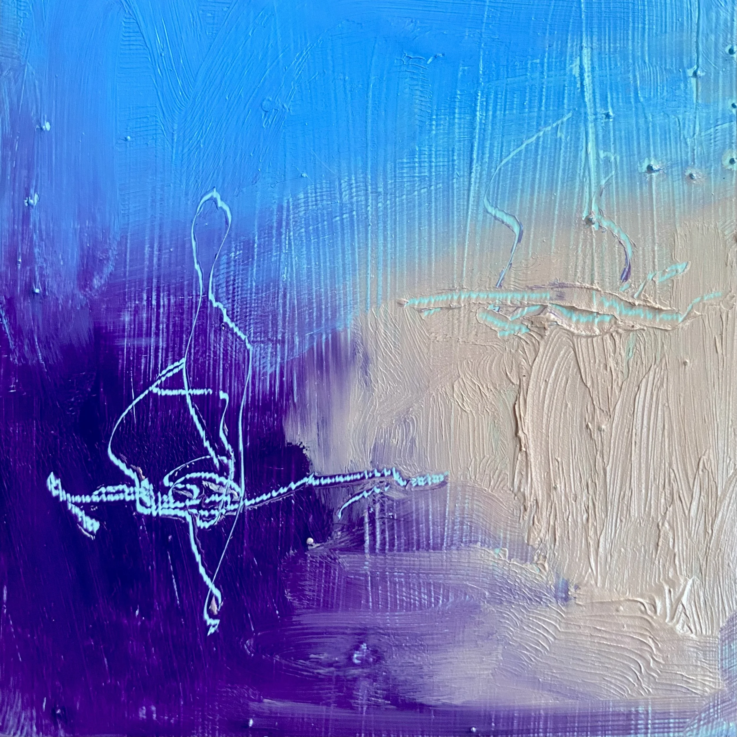 Prayers for Creatives No. 6 | 3x3 | Original Abstract Art
