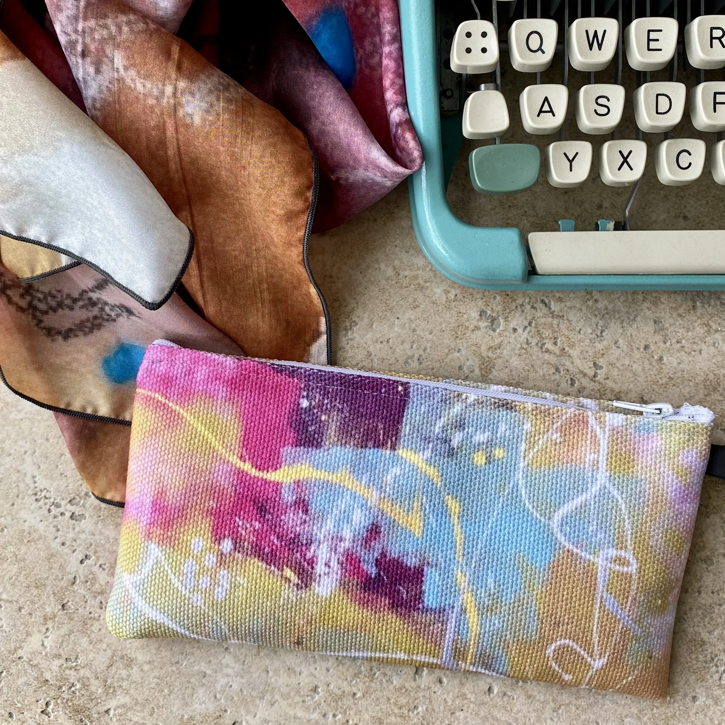 Ripples of Delight Pencil Pouch with Scarf 3.jpg