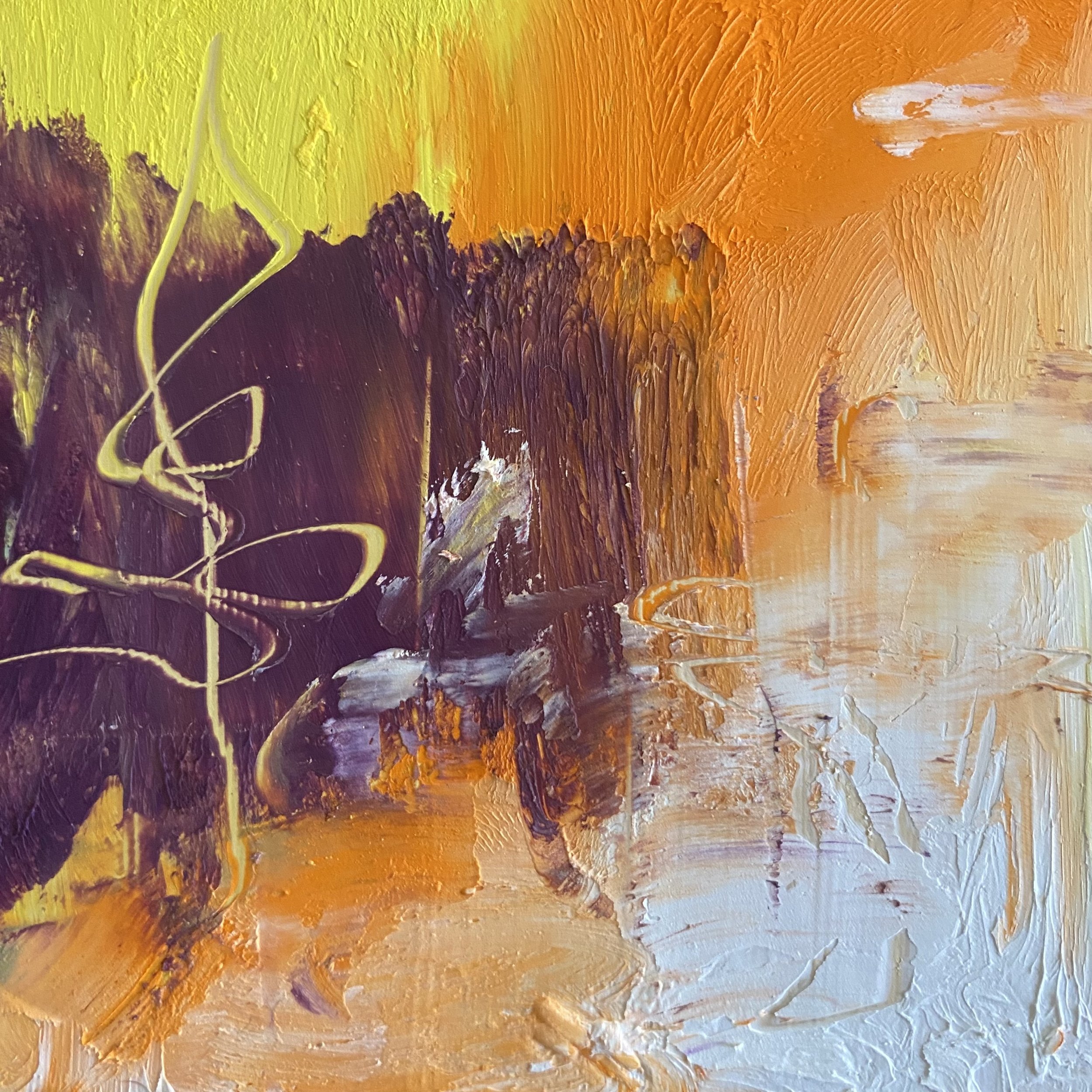 Prayers for Creatives No. 42 | 3x3 | Original Abstract Art