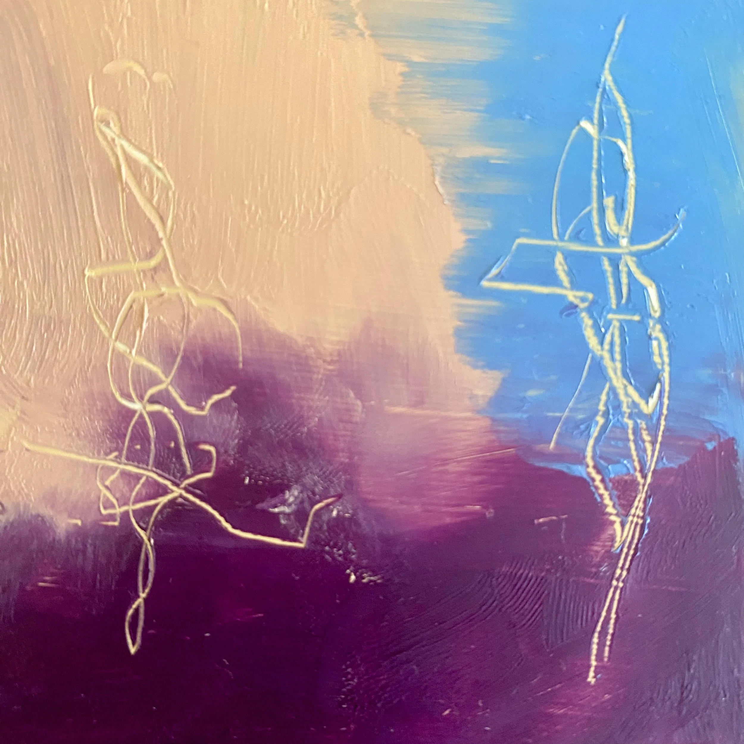Prayers for Creatives No. 4 | 3x3 | Original Abstract Art