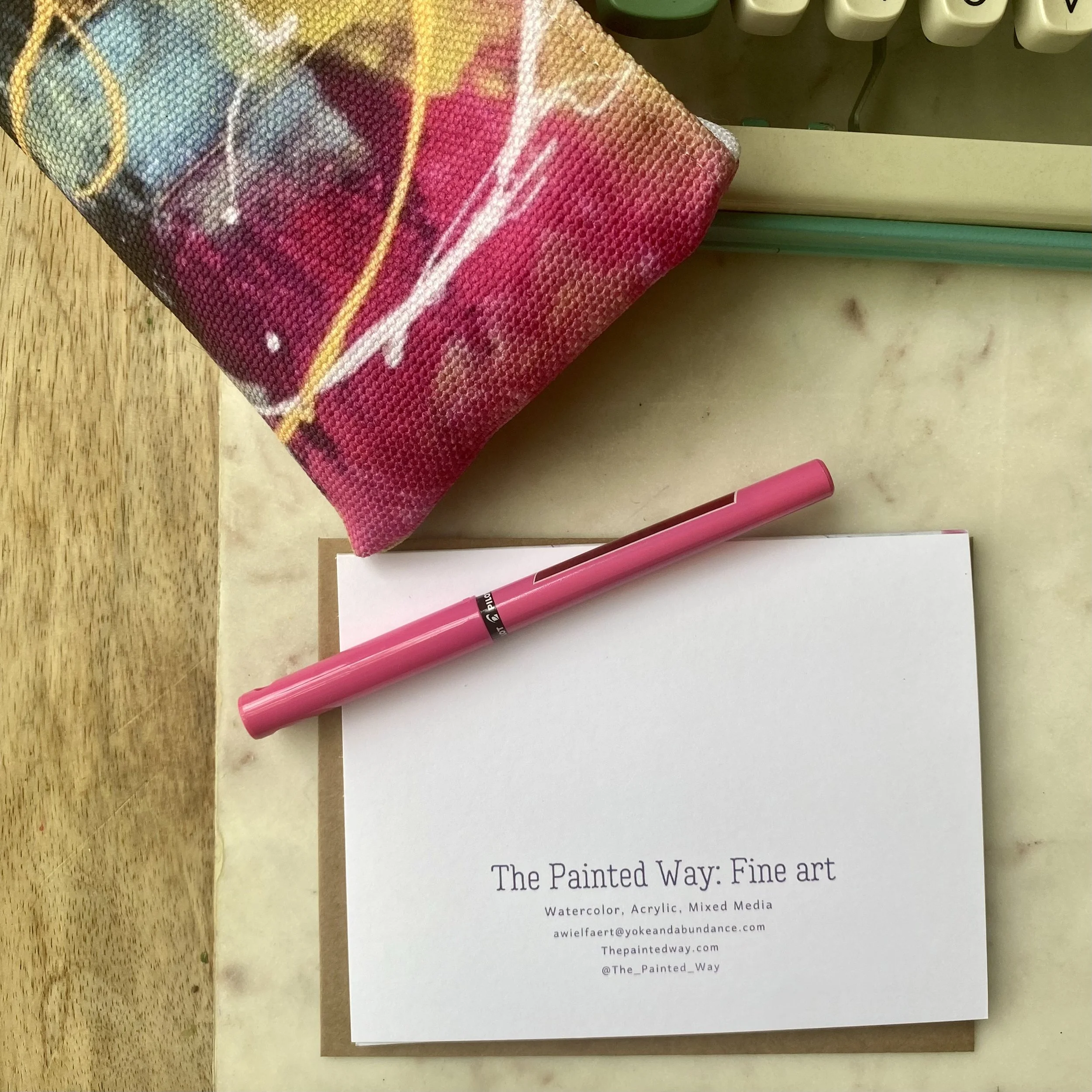 The painted way Back of Card with Pen.jpg (Copy)