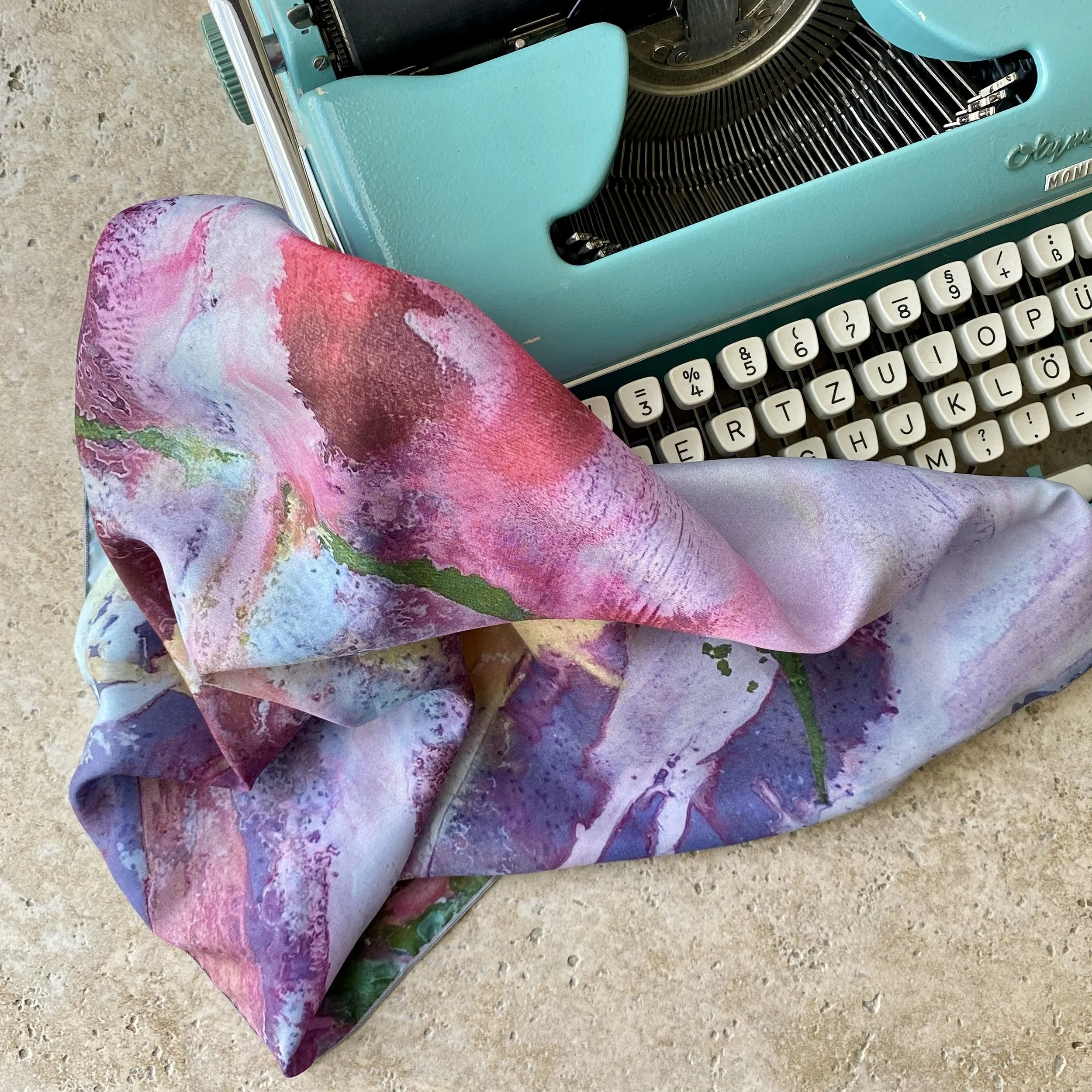 Hidden Blooms – Limited Edition Silk Scarf