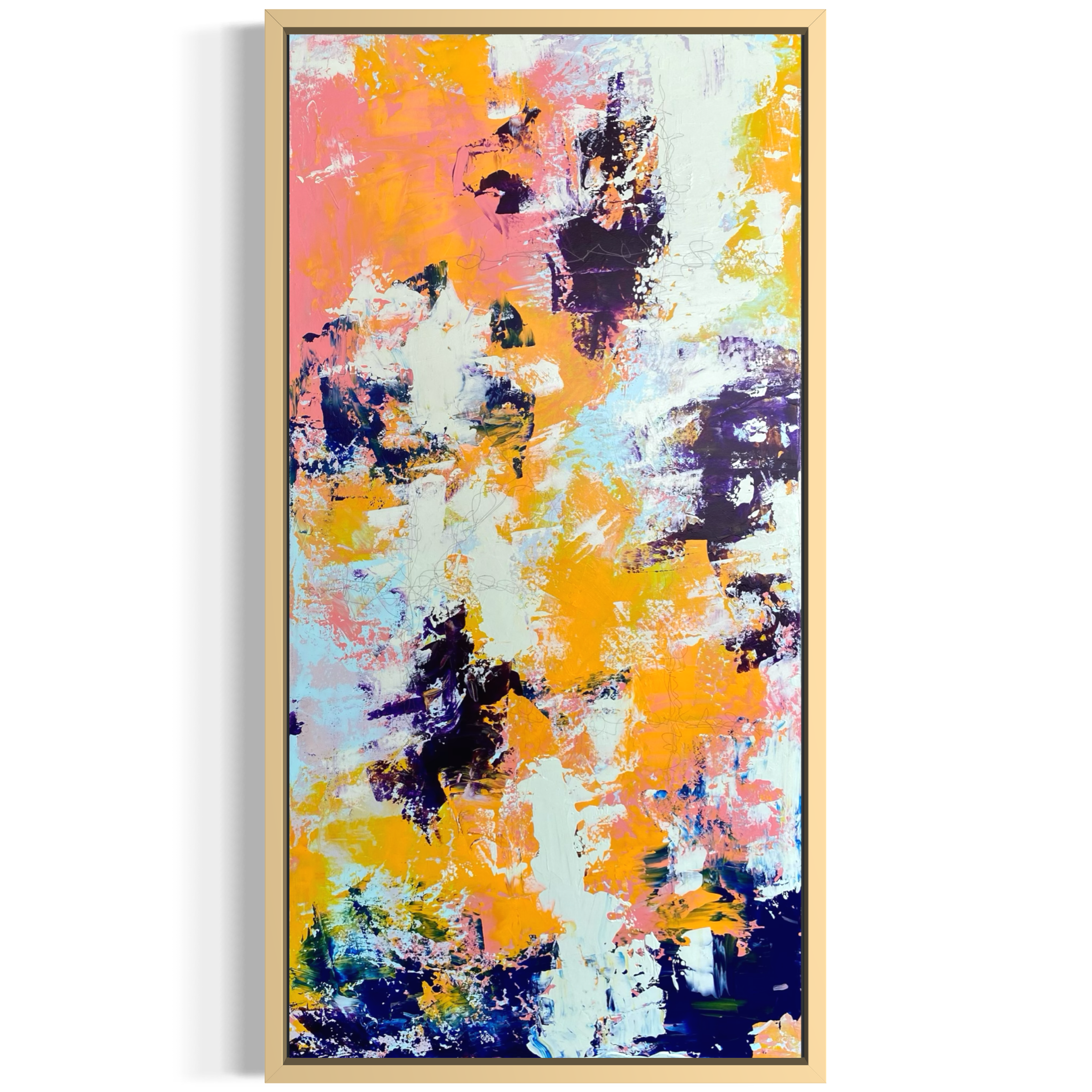 Elements of Light 20x40 inches Mixed Media on Canvas