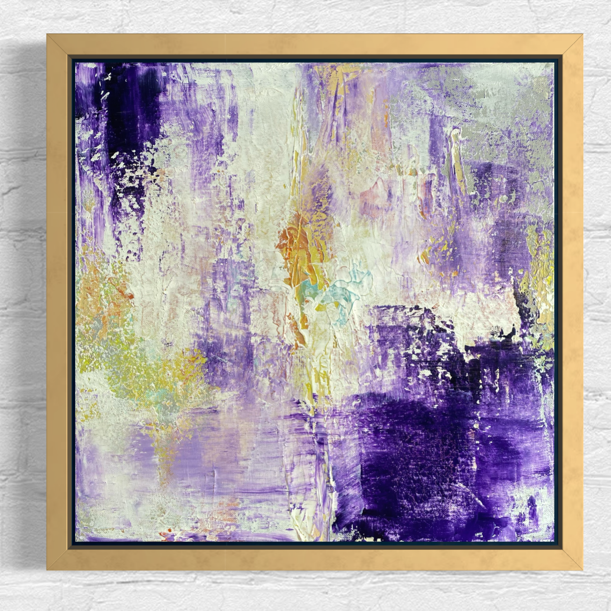 Vitality In Motion 16x16 inches Mixed Media on Canvas