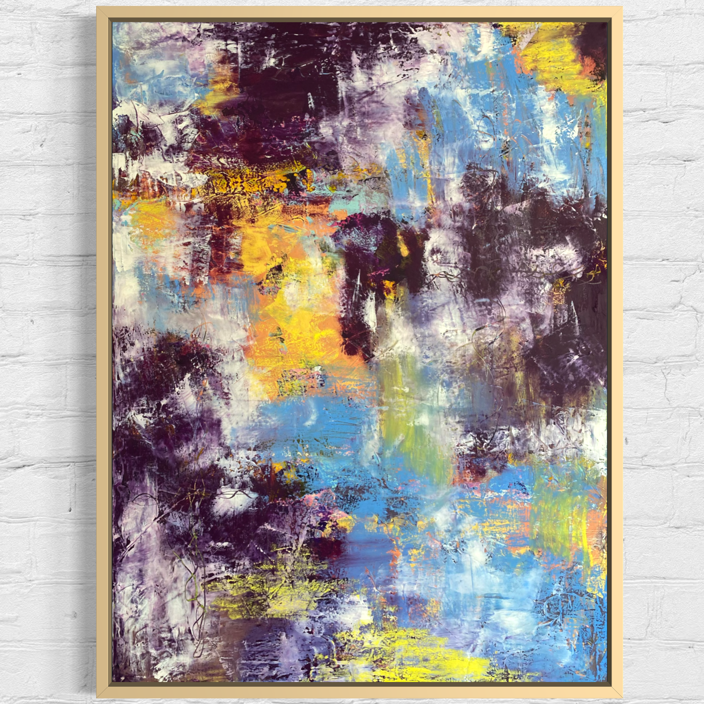 Trapper Keeper 30x40 Mixed Media Original