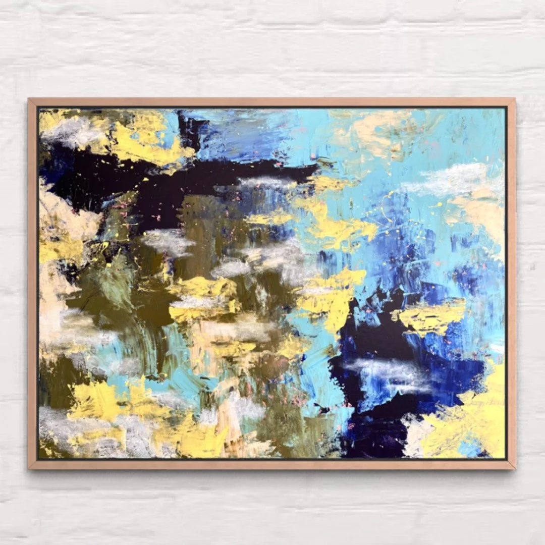 Echoes of Ophelia 30 x 40 inches Mixed Media on Canvas