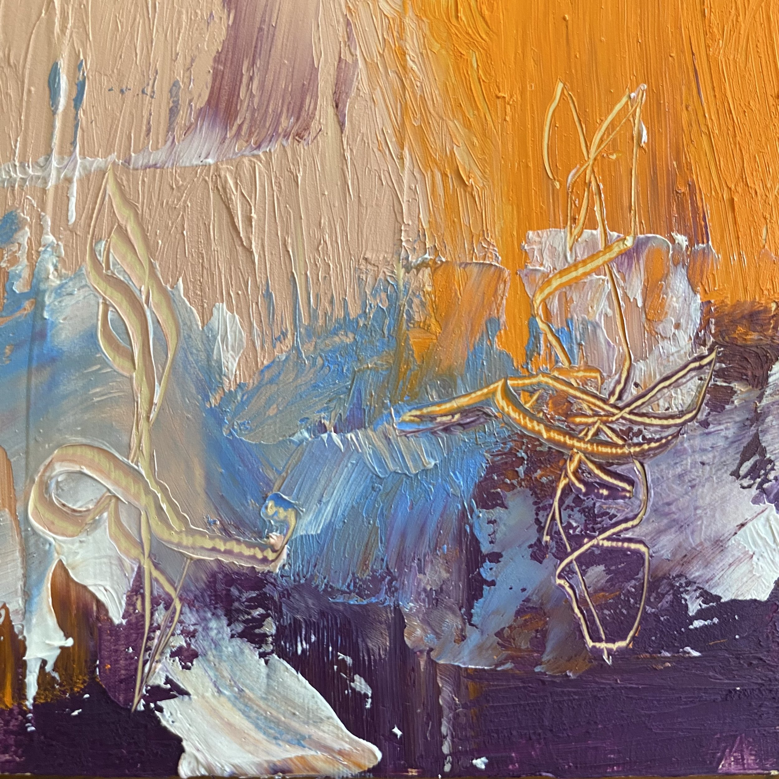 Prayers for Creatives No. 36 | 3x3 | Original Abstract Art