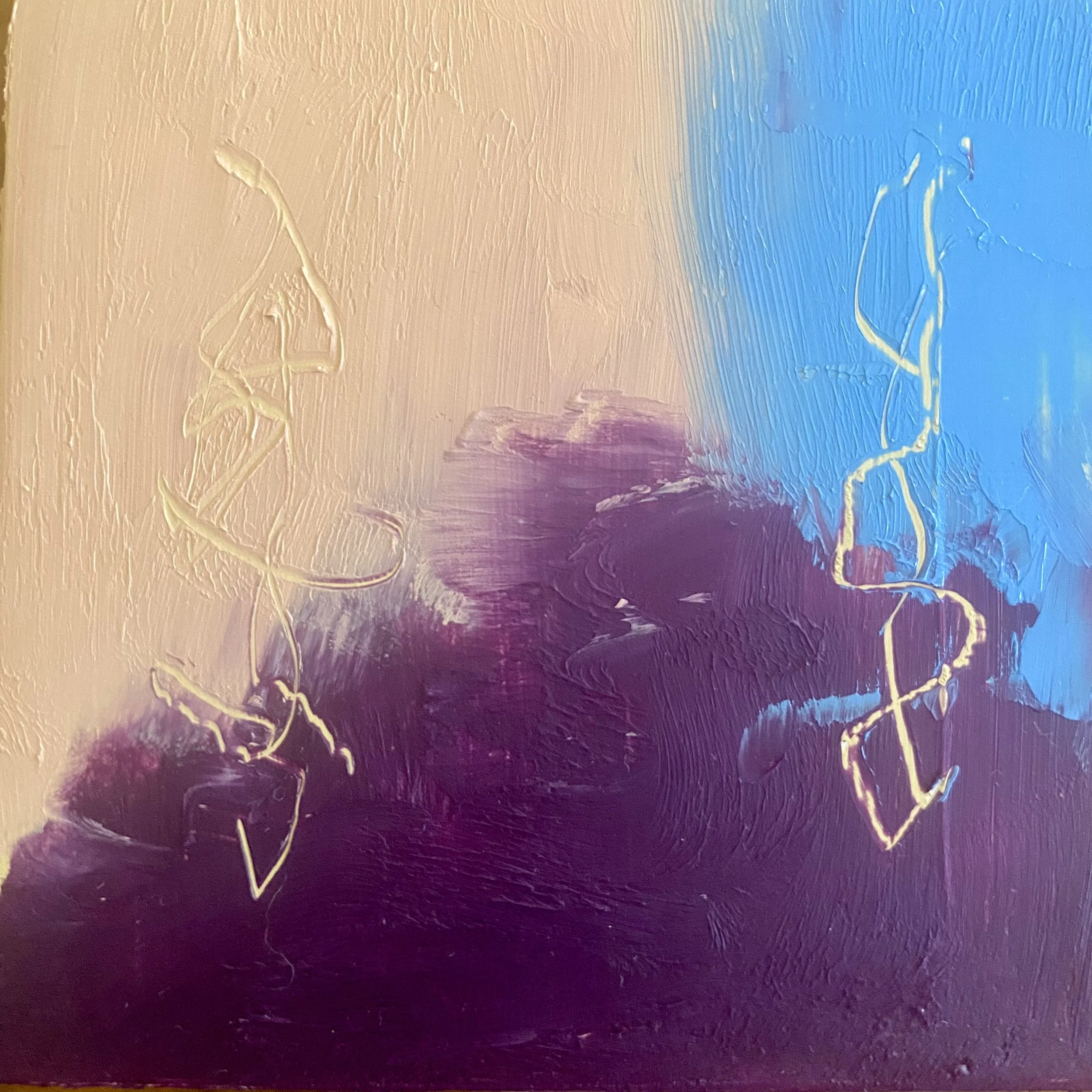 Prayers for Creatives No. 9 | 3x3 | Original Abstract Art